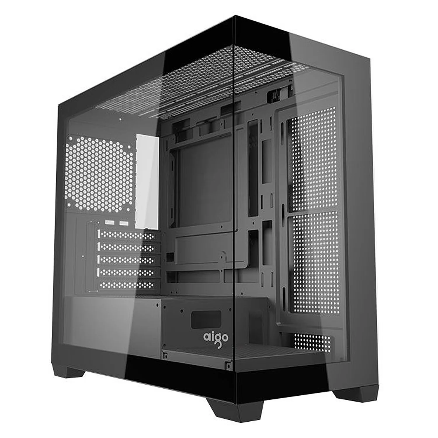 Gabinete Aigo C218M Micro ATX - Preto