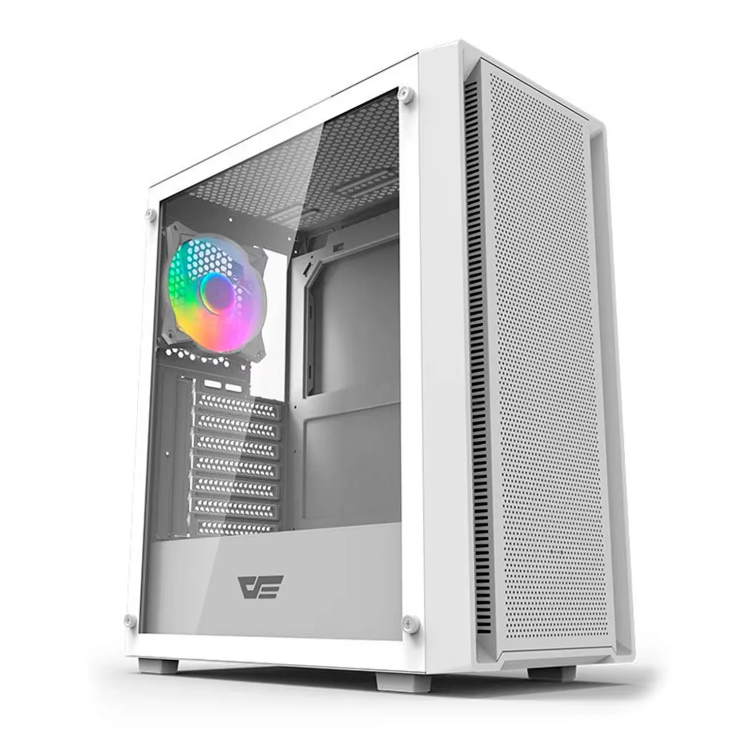 Gabinete Gamer Aigo Darkflash DK353 RGB Mid Tower - Branco