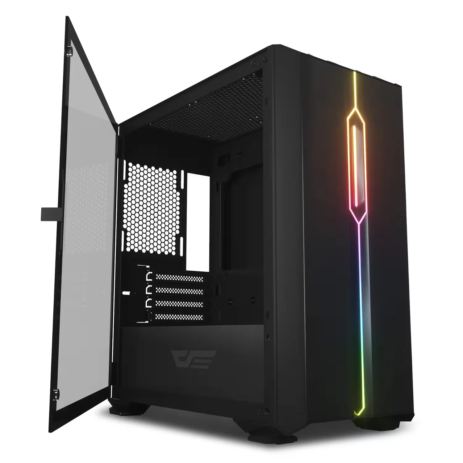 Gabinete Gamer Darkflash DLM23 Mid Tower - Preto (Caixa Danificada)