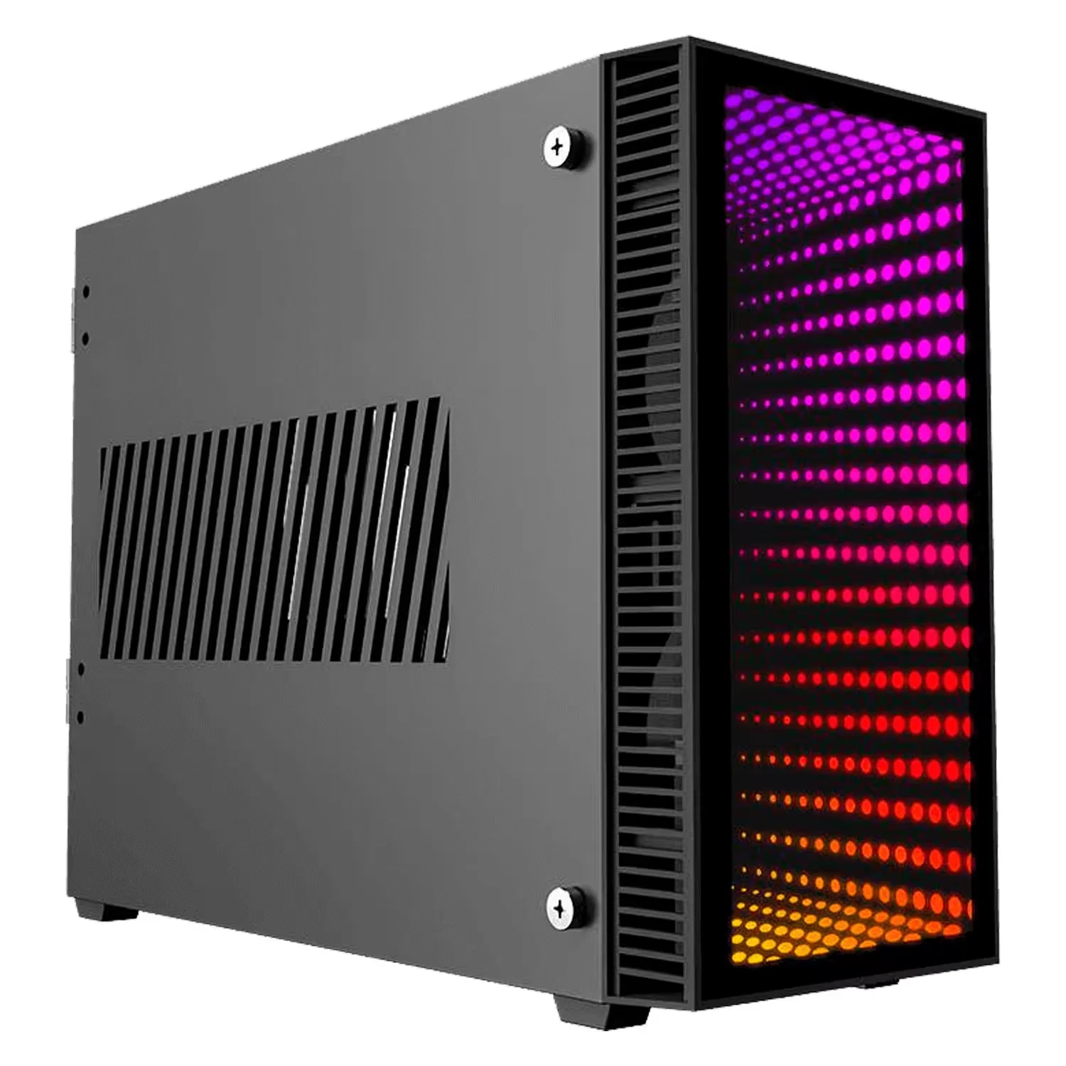 Gabinete Gamer Gamemax Abyss ITX  ARGB - Preto