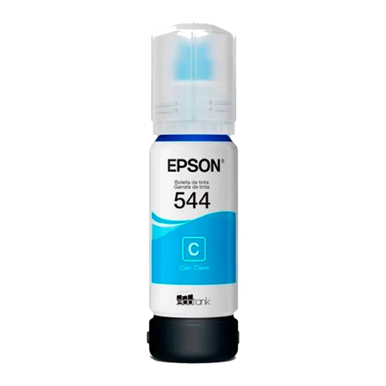 Garrafa de Tinta Epson para Ecotank T544 220 L3110 / L3150 / L5190 65ml - Ciano