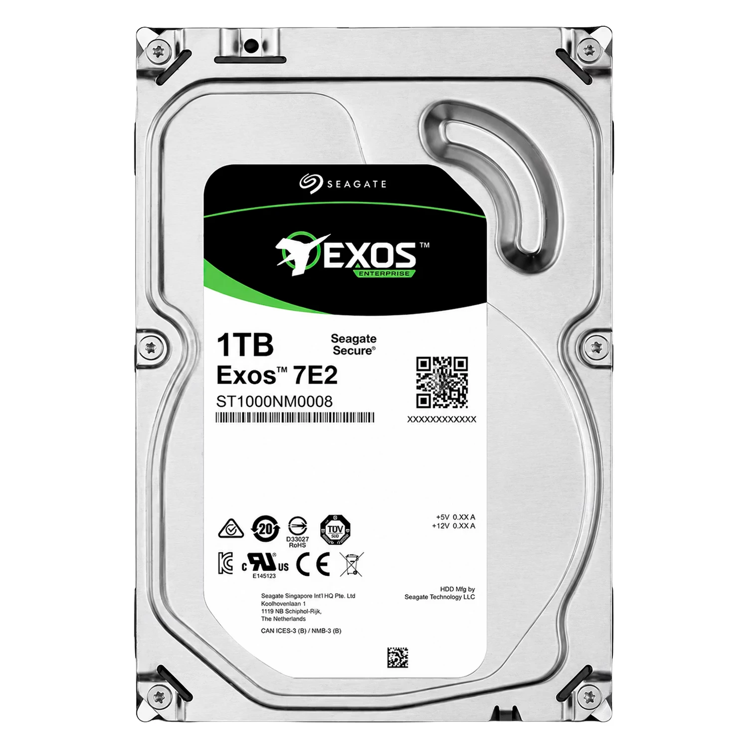 HD Seagate Exos Pull 1TB 3.5" SATA 3 7200RPM - ST1000NM0008
