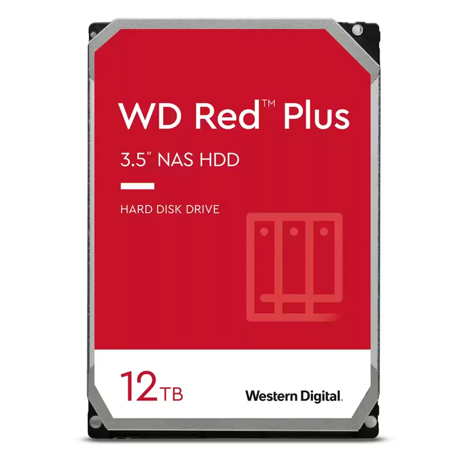 HD Western Digital WD Red Plus NAS 12TB SATA3 7200RPM - WD120EFBX