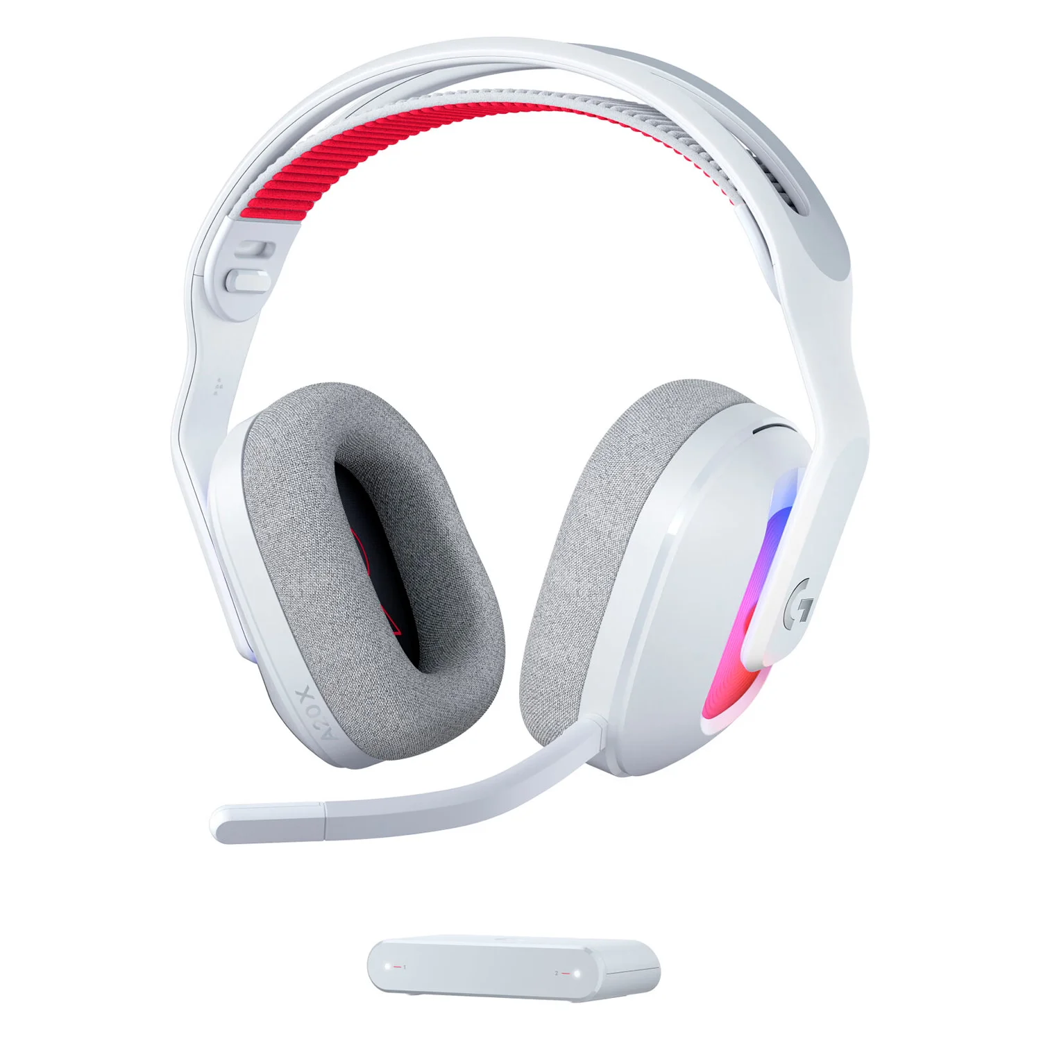 Headset Gamer Logitech Astro A20 X 939-002252 RGB Wireless - Branco