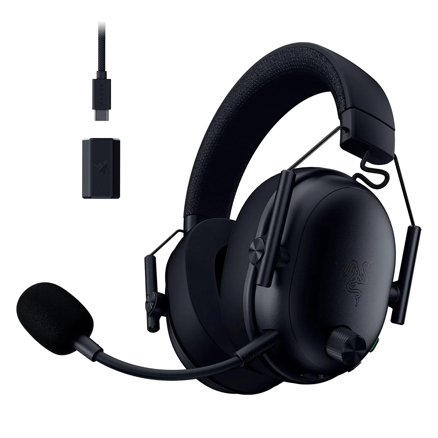 Headset Gamer Razer BlackShark V3 NASA RZ04-05410100-R3U1 Wireless - Preto