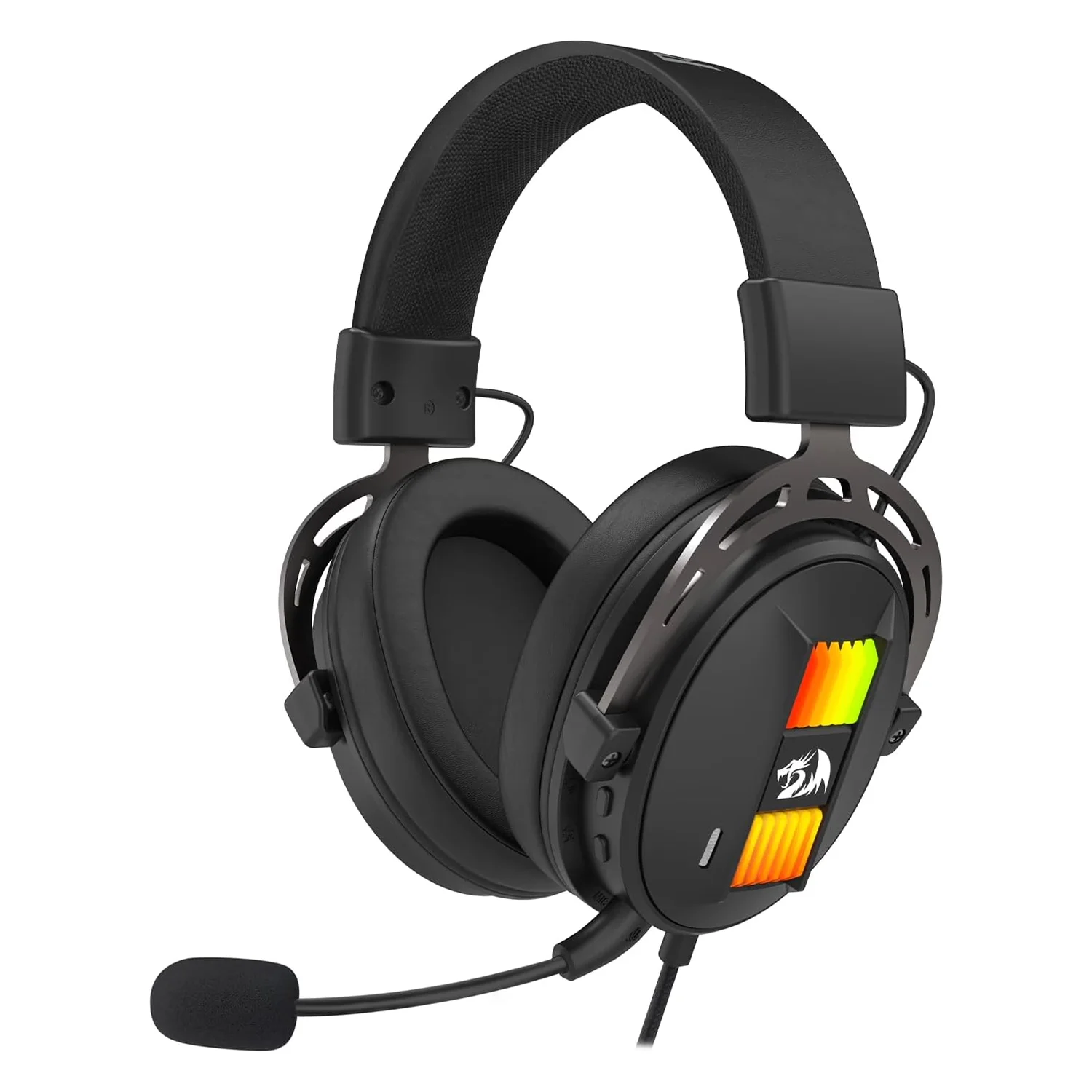 Headset Gamer Redragon Sparda H375 RGB USB - Preto
