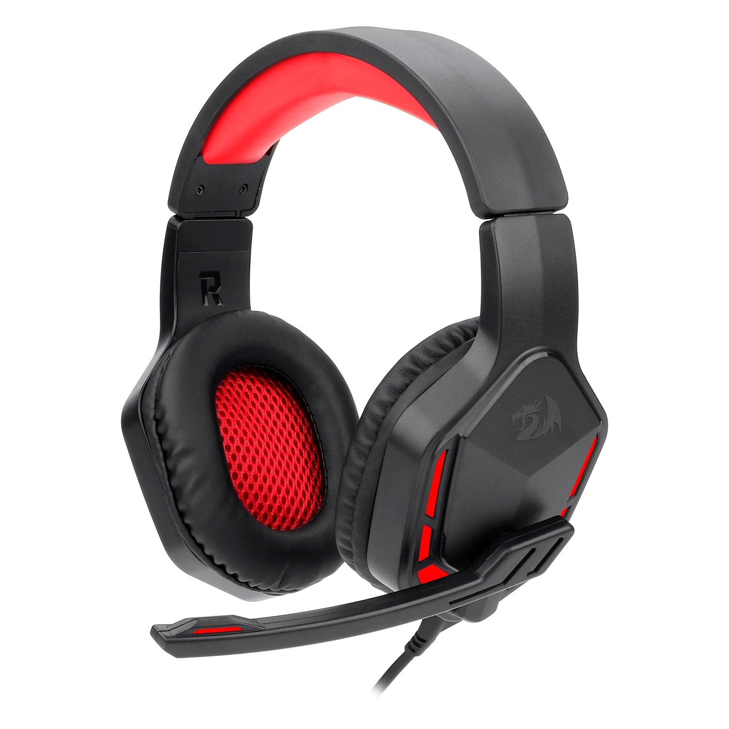 Headset Gamer Redragon Themis H220 LED P2 3.5mm - Preto
