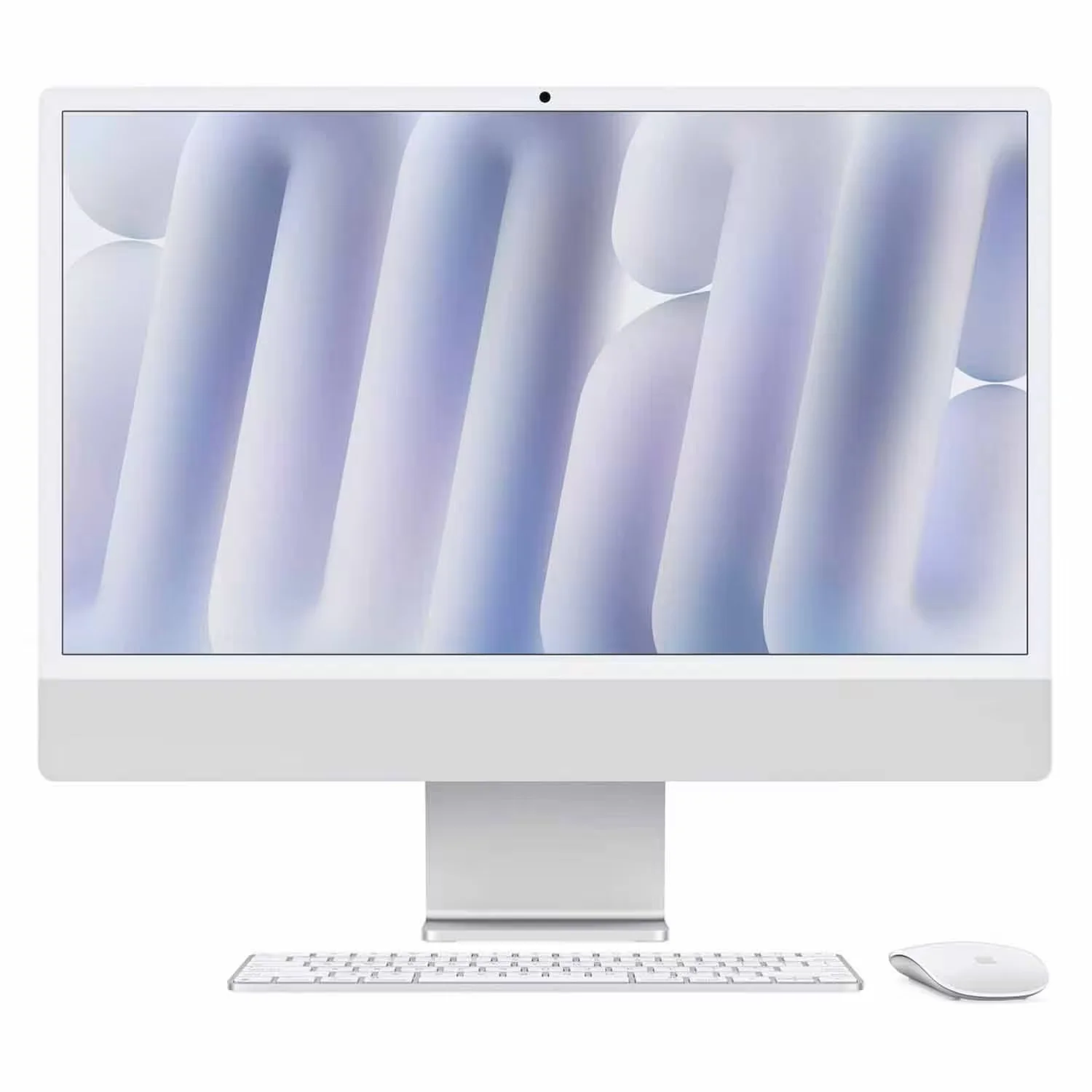 iMac Apple MWUV3LL/A 2024 M4 16GB 512GB SSD Tela 24" 4.5K - Prata