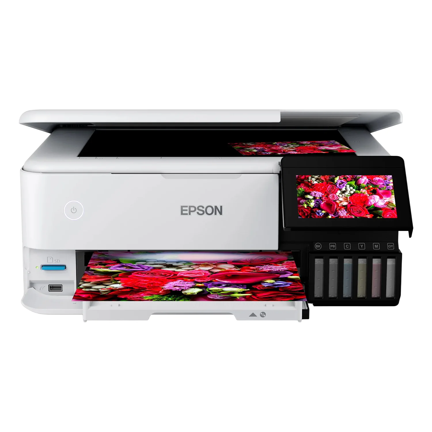 Impressora Fotográfica Epson EcoTank L8160 WiFi - Branco