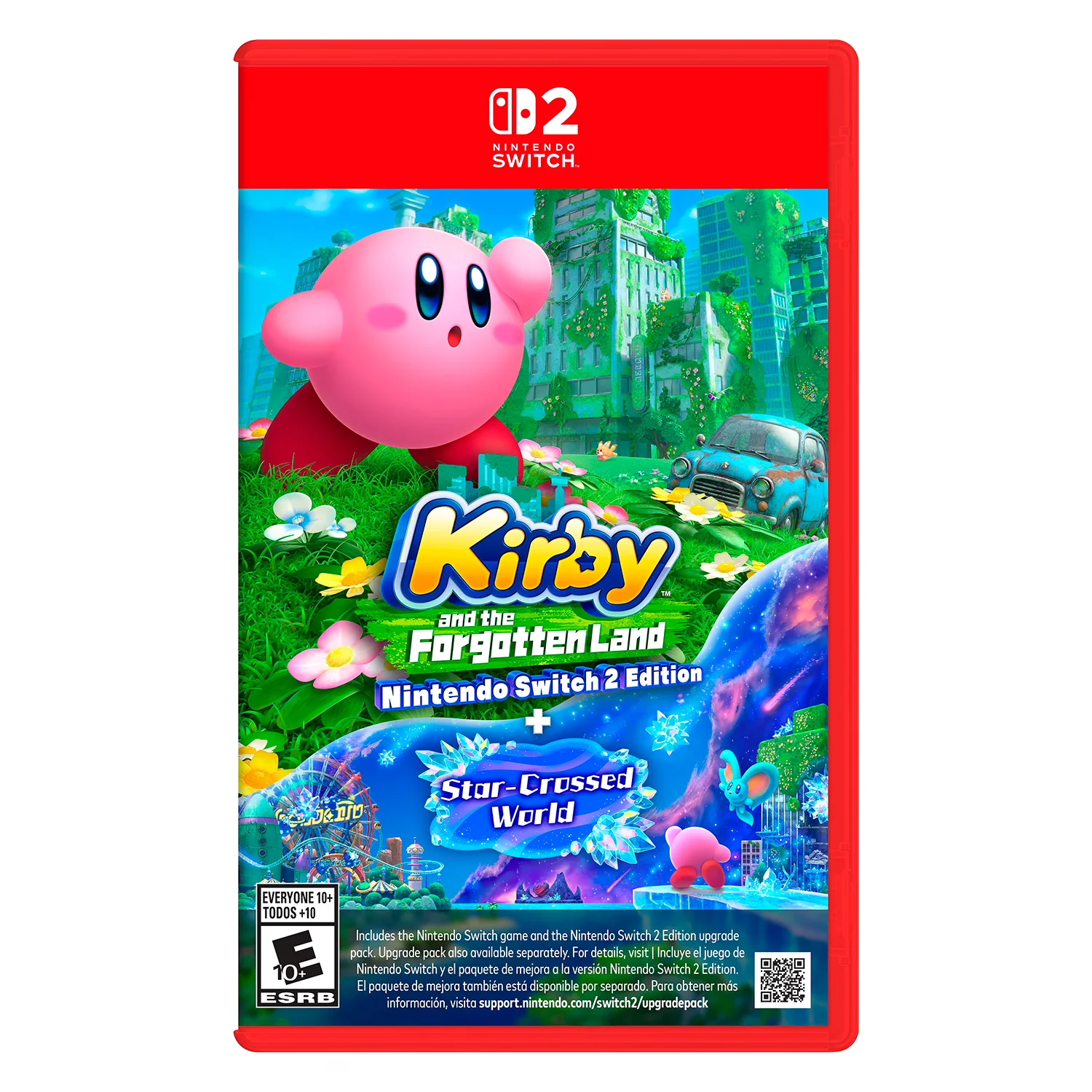 Jogo Kirby and the Forgotten Land + Star-Crossed World para Nintendo Switch 2