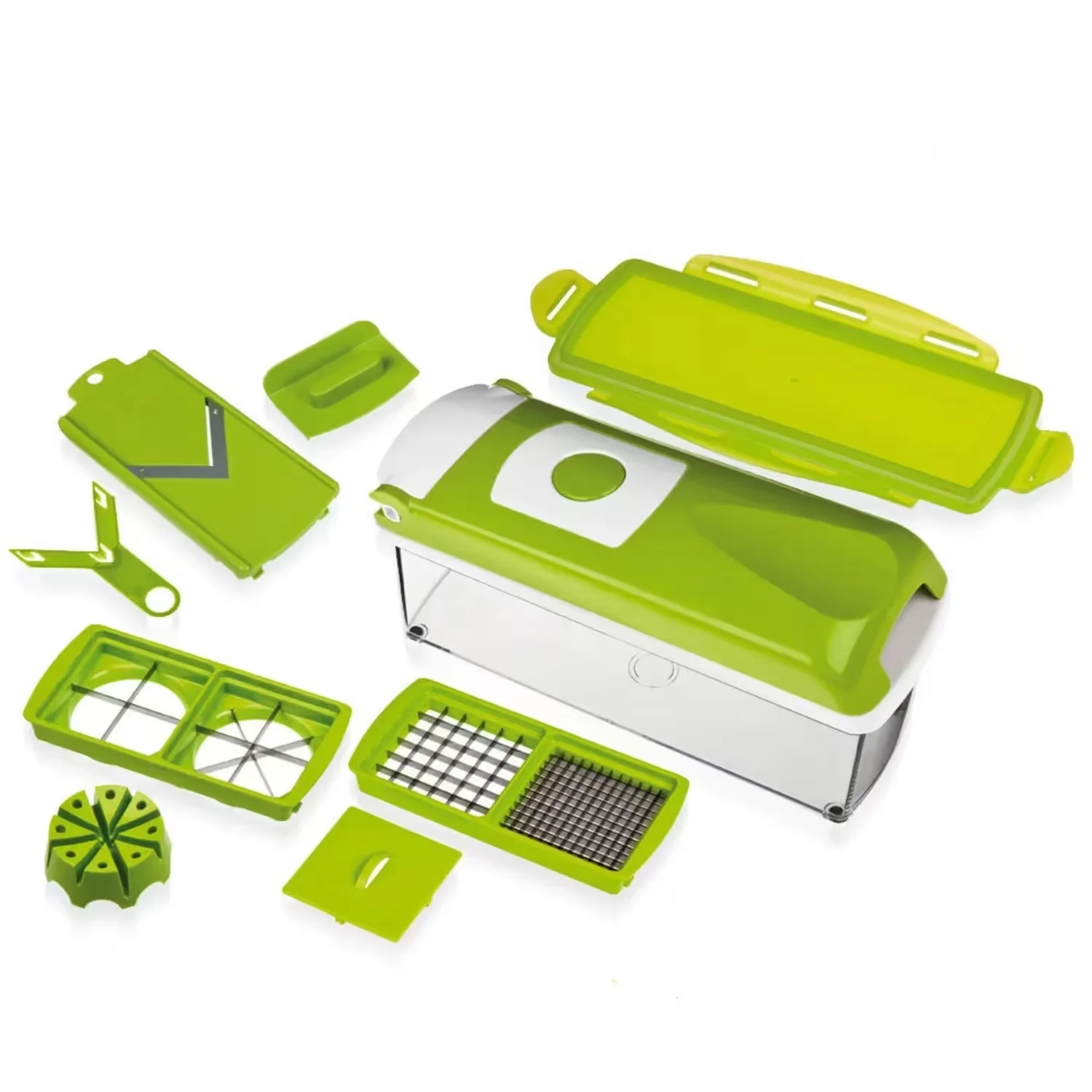 Kit Triturador de Vegetais Genius Nicer Dicer Plus - Verde