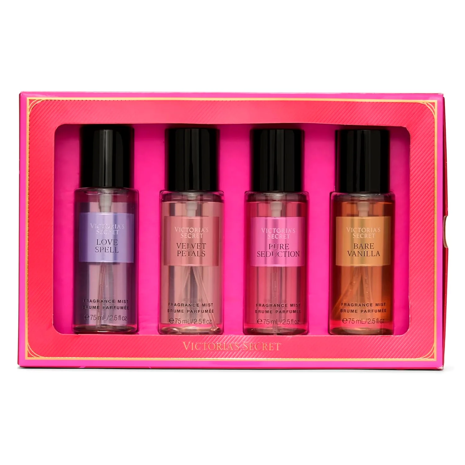 Kit Victoria's Secret 4 Body Splash 75ml