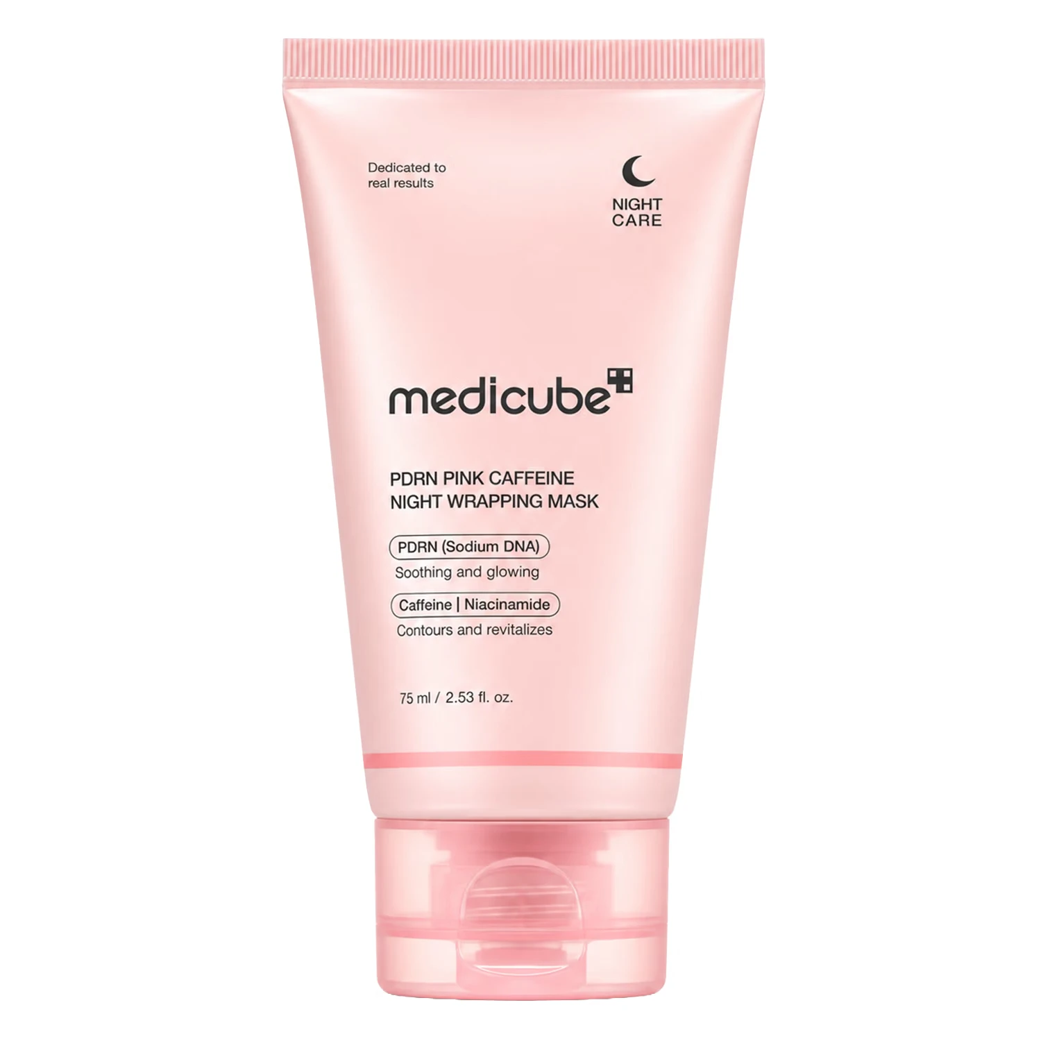 Máscara Facial Noturna Medicube PDRN Pink Caffeine Night Wrapping 75ml