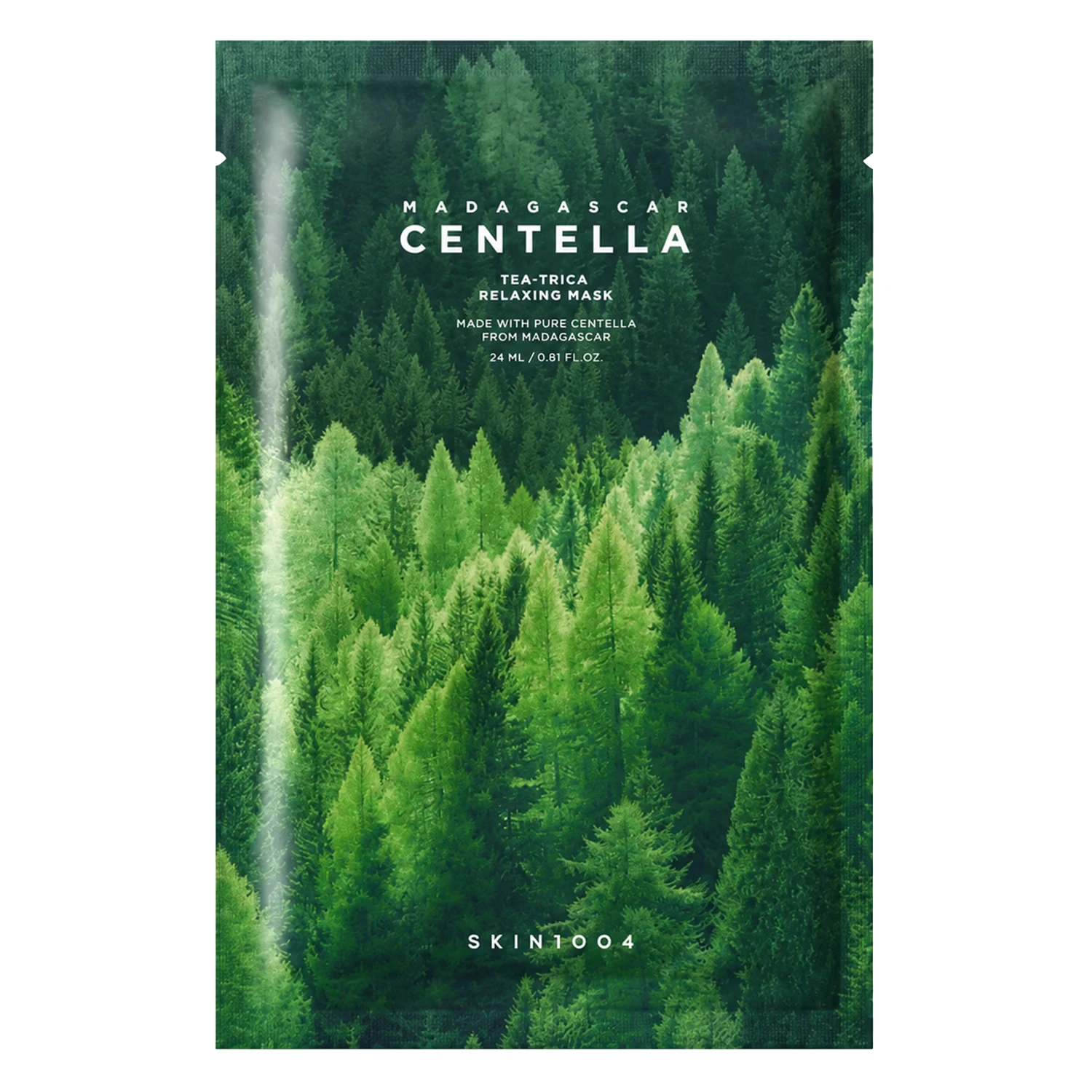 Máscara Facial SKIN1004 Madagascar Centella Tea-Trica Relaxing - 5 Unidades