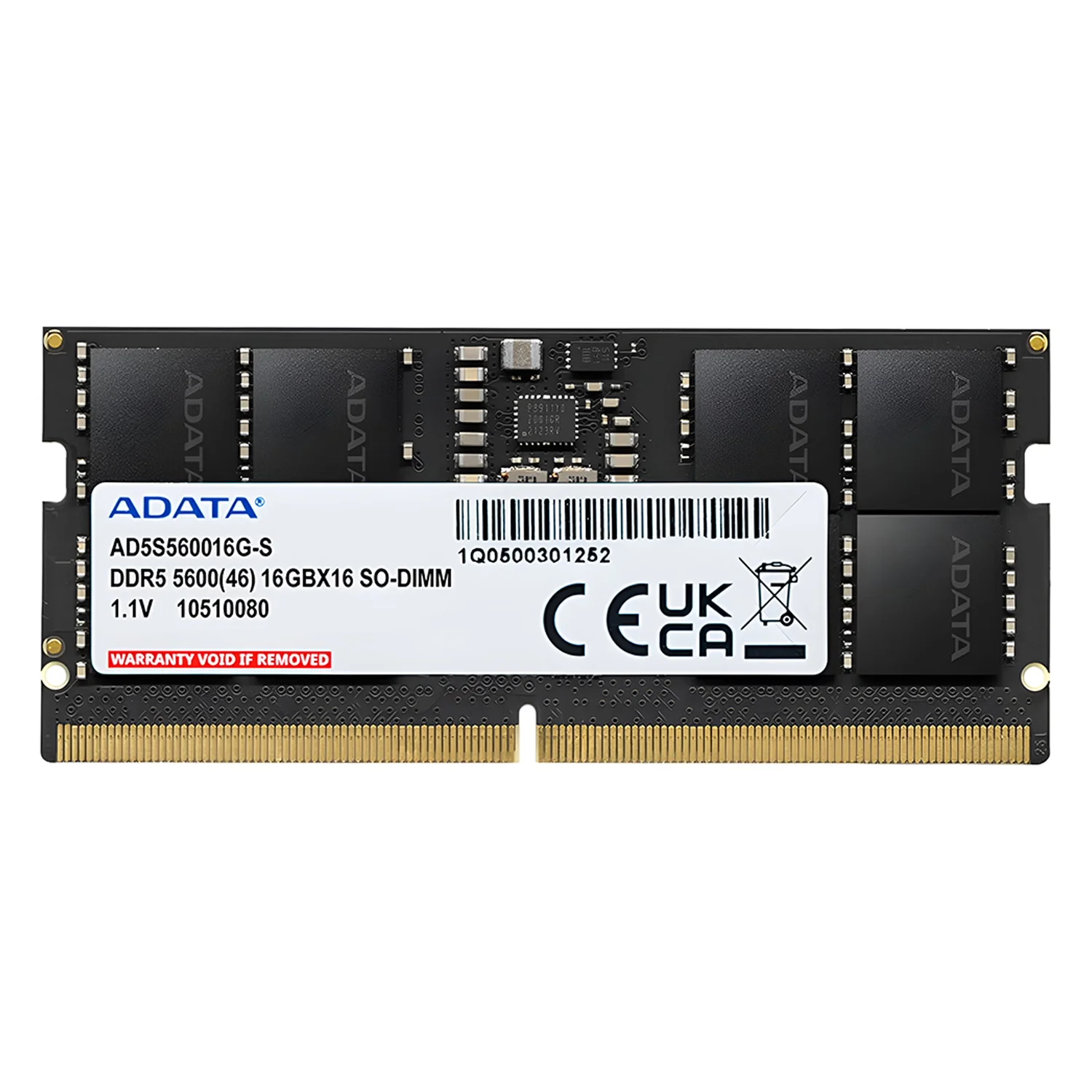 Memória RAM Adata 16GB DDR5 5600 MHz- AD5S560016G-S