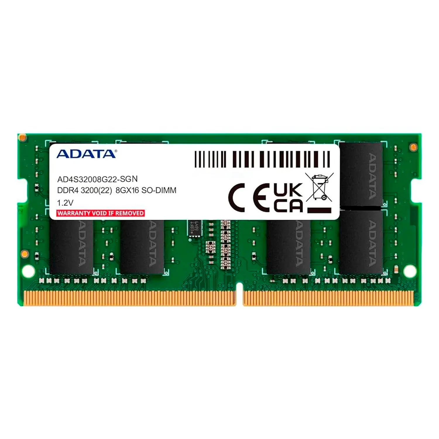 Memória RAM Adata 8GB DDR4 3200MHz para Notebook - AD4S32008G22-SGN
