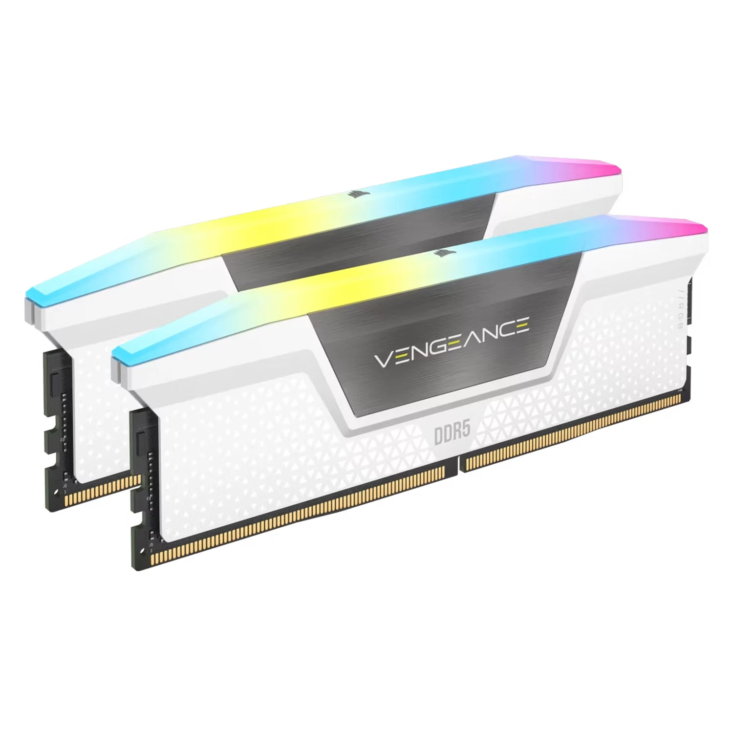 Memória RAM Corsair Vengeance RGB 32GB (2x16GB) DDR5 6000 MHz - CMH32GX5M2D6000Z38W