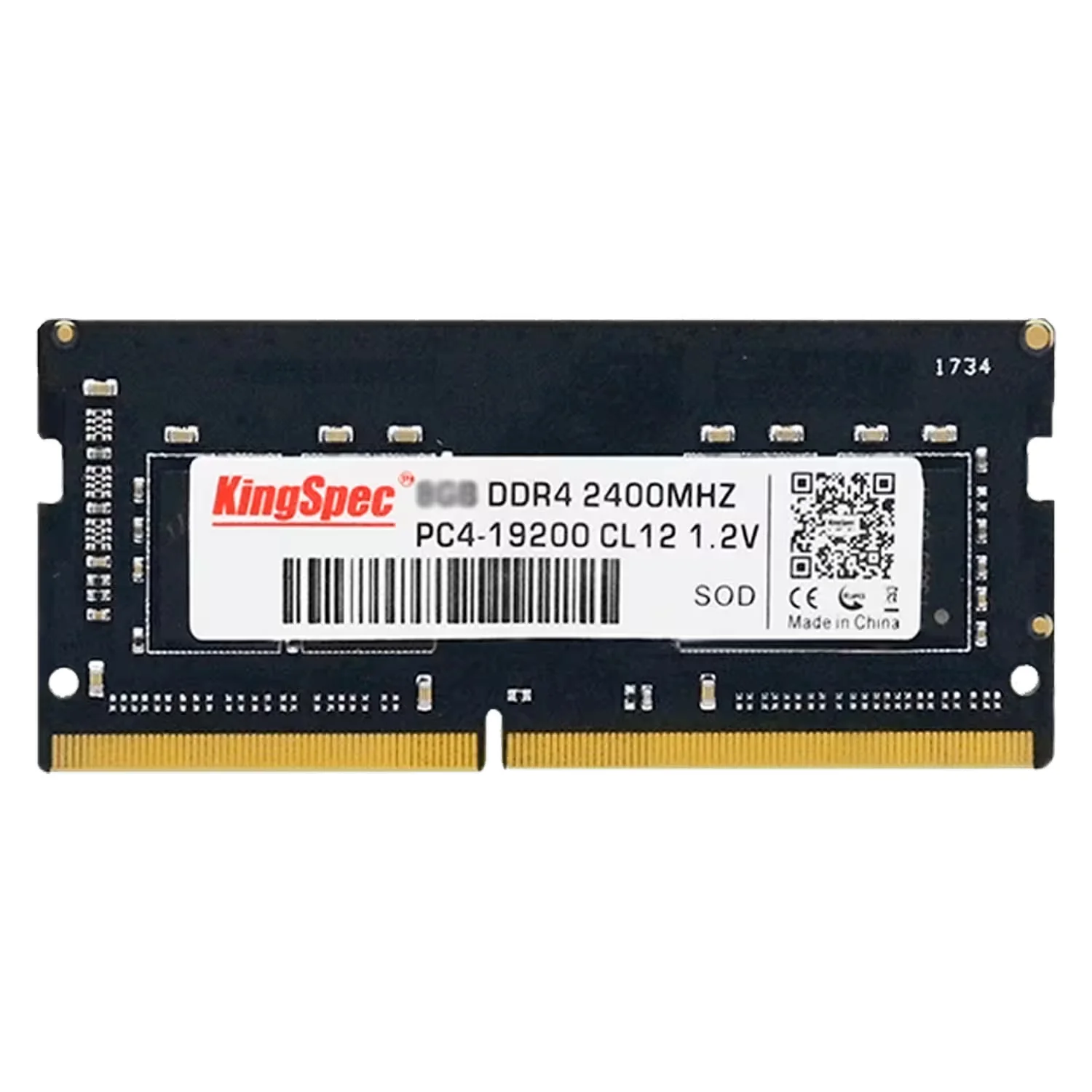 Memória RAM KingSpec DDR4 2400MHz 8GB para Notebook