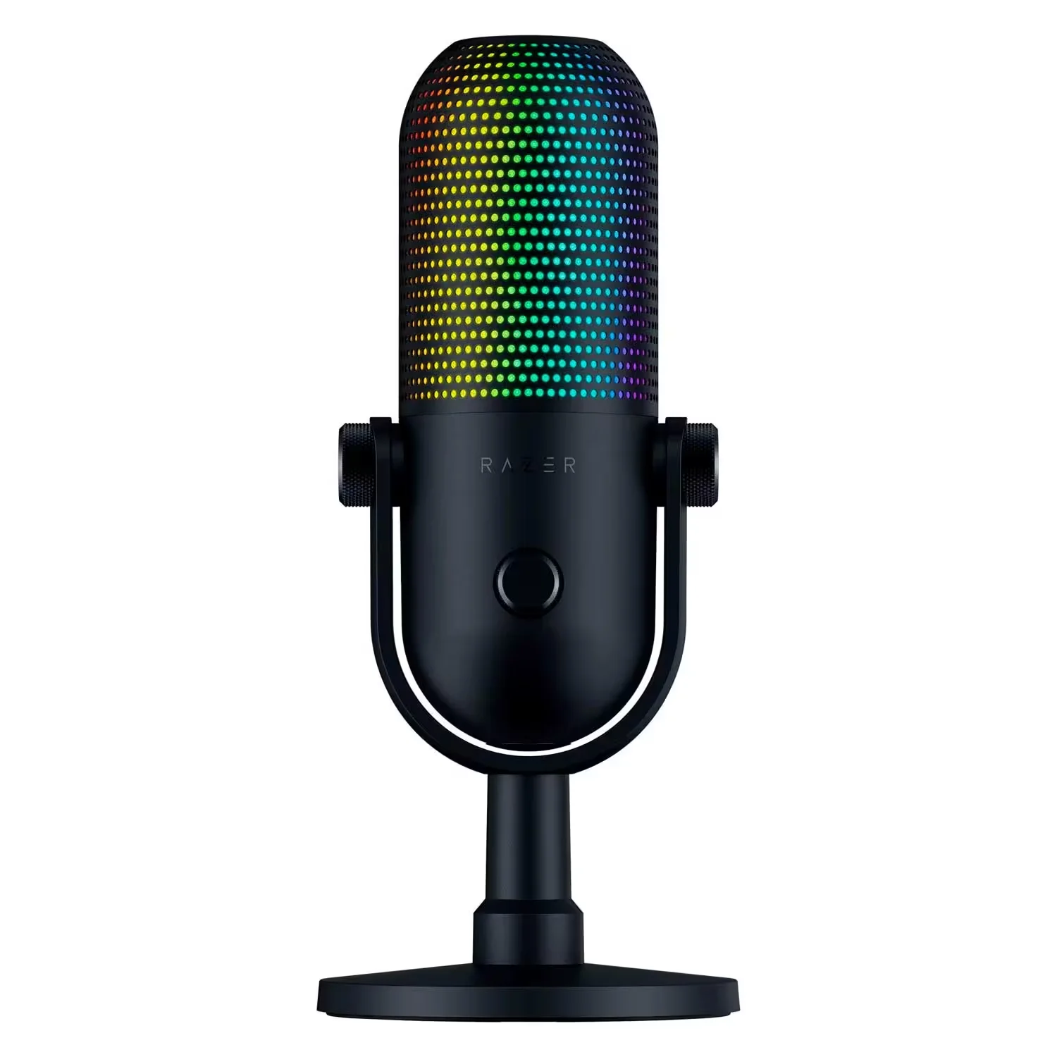 Microfone Condensador Razer Seiren V3 Chroma RZ19-05060100-R3U1 USB-C - Preto