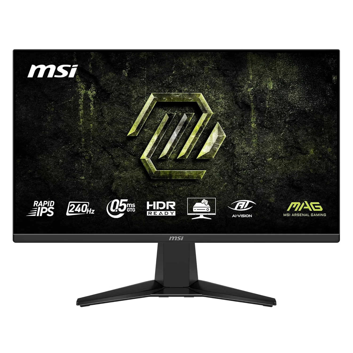 Monitor Gamer MSI MAG 245F X24 2MAG245F 24" Full HD 240Hz IPS + Mouse - Preto