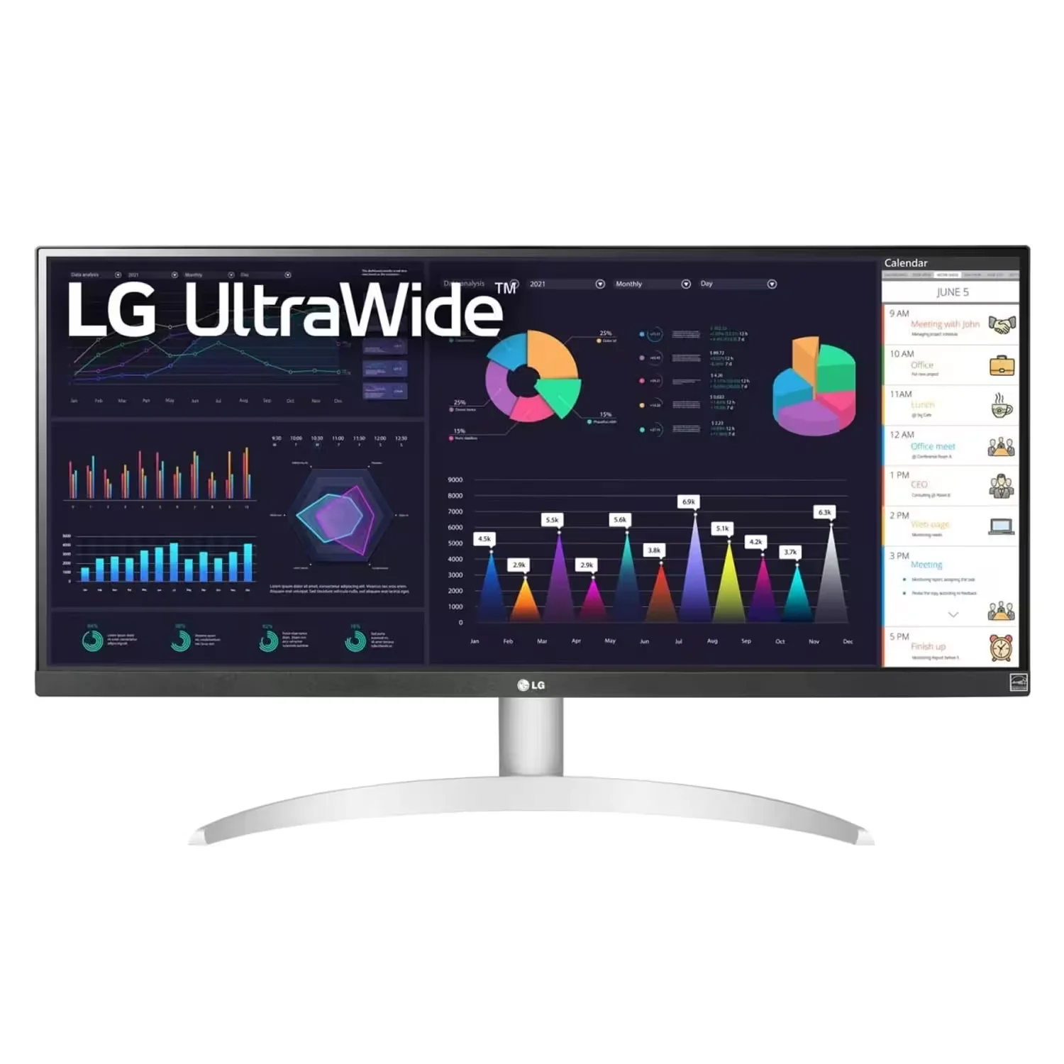 Monitor LG 29WQ600 29" Full HD UltraWide 75Hz IPS - Preto