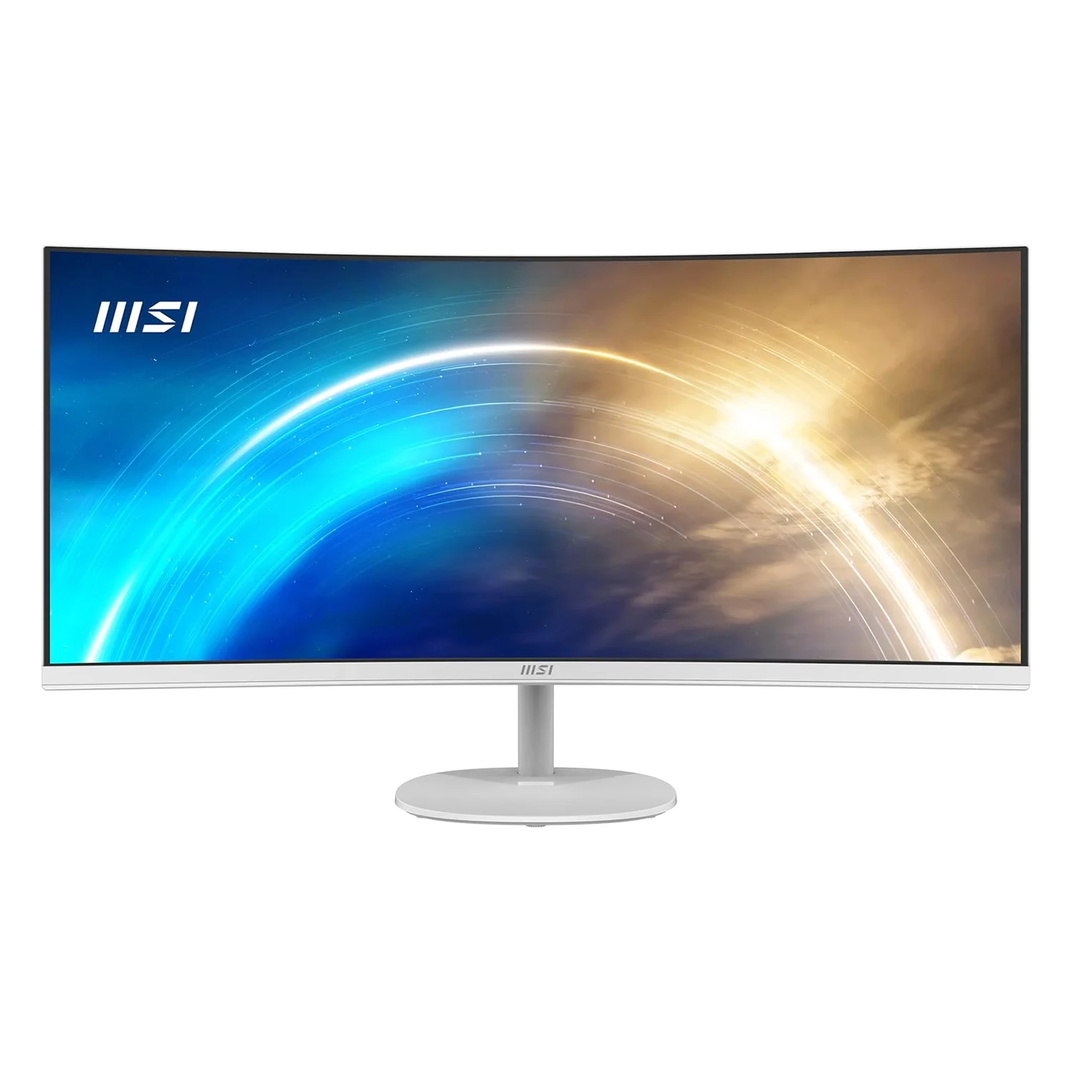 Monitor MSI Pro MP341CQW 34"  UltraWide Quad HD Curvo 100Hz HDMI DP - Branco