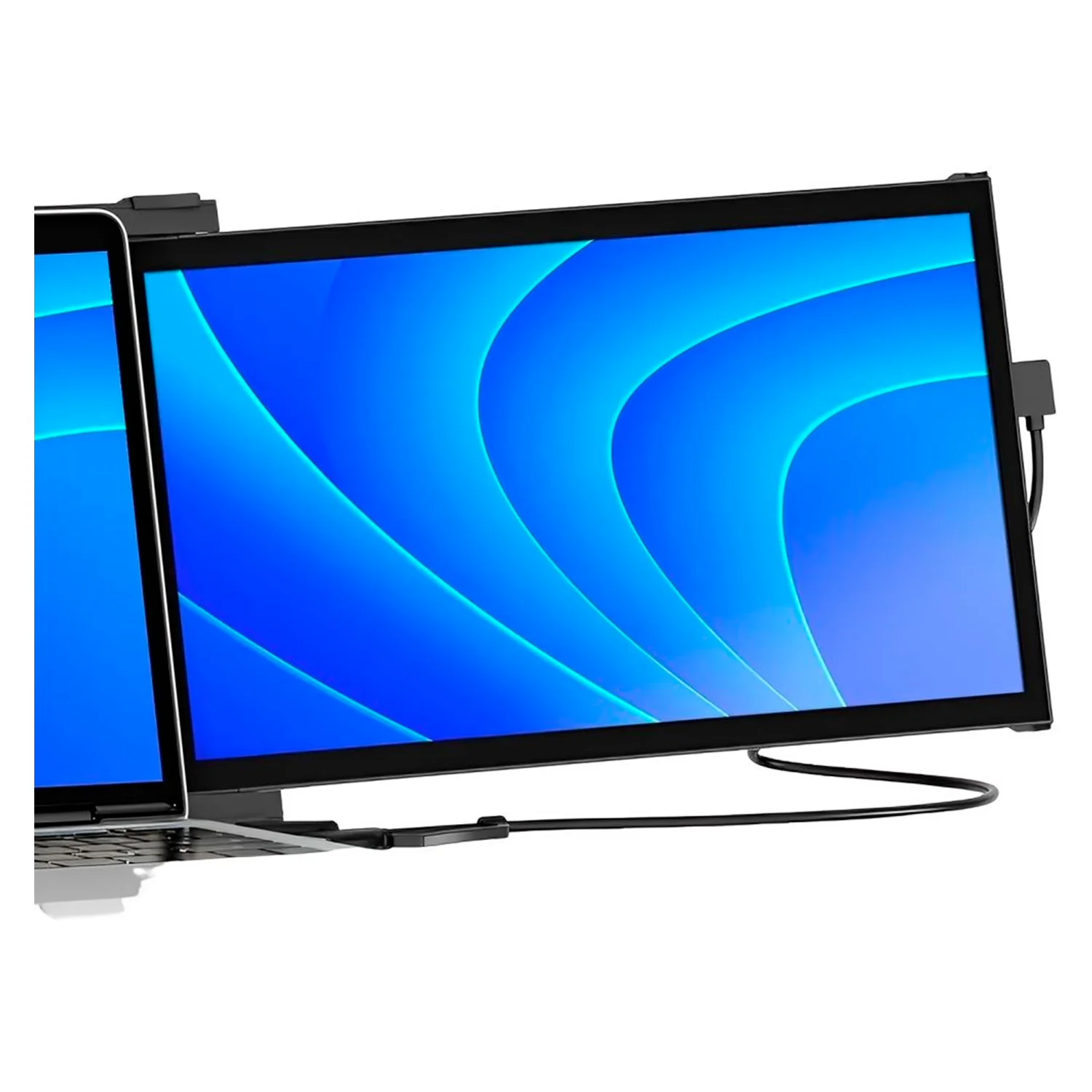 Monitor Portátil Mobile Pixels Duex Plus 13.3" Full HD 60Hz para Notebook LCD - Preto