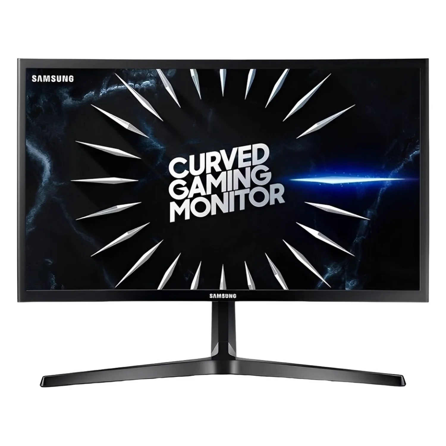 Monitor Samsung LC24RG50FQN 24" Full HD Curvo 120Hz HDMI DP - Preto