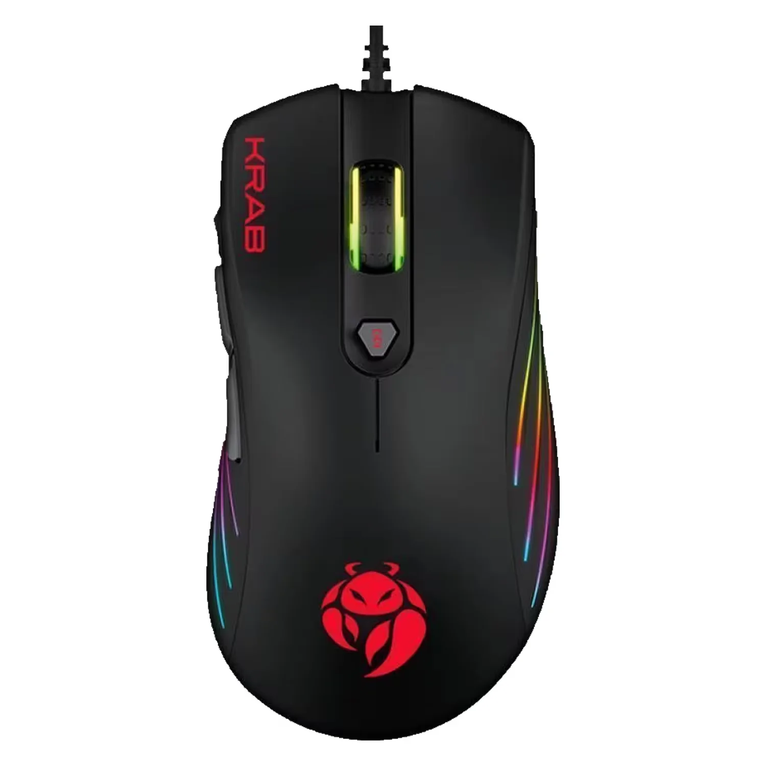 Mouse Gamer Krab Specter KBGMR20 RGB com Fio 10000DPI - Preto