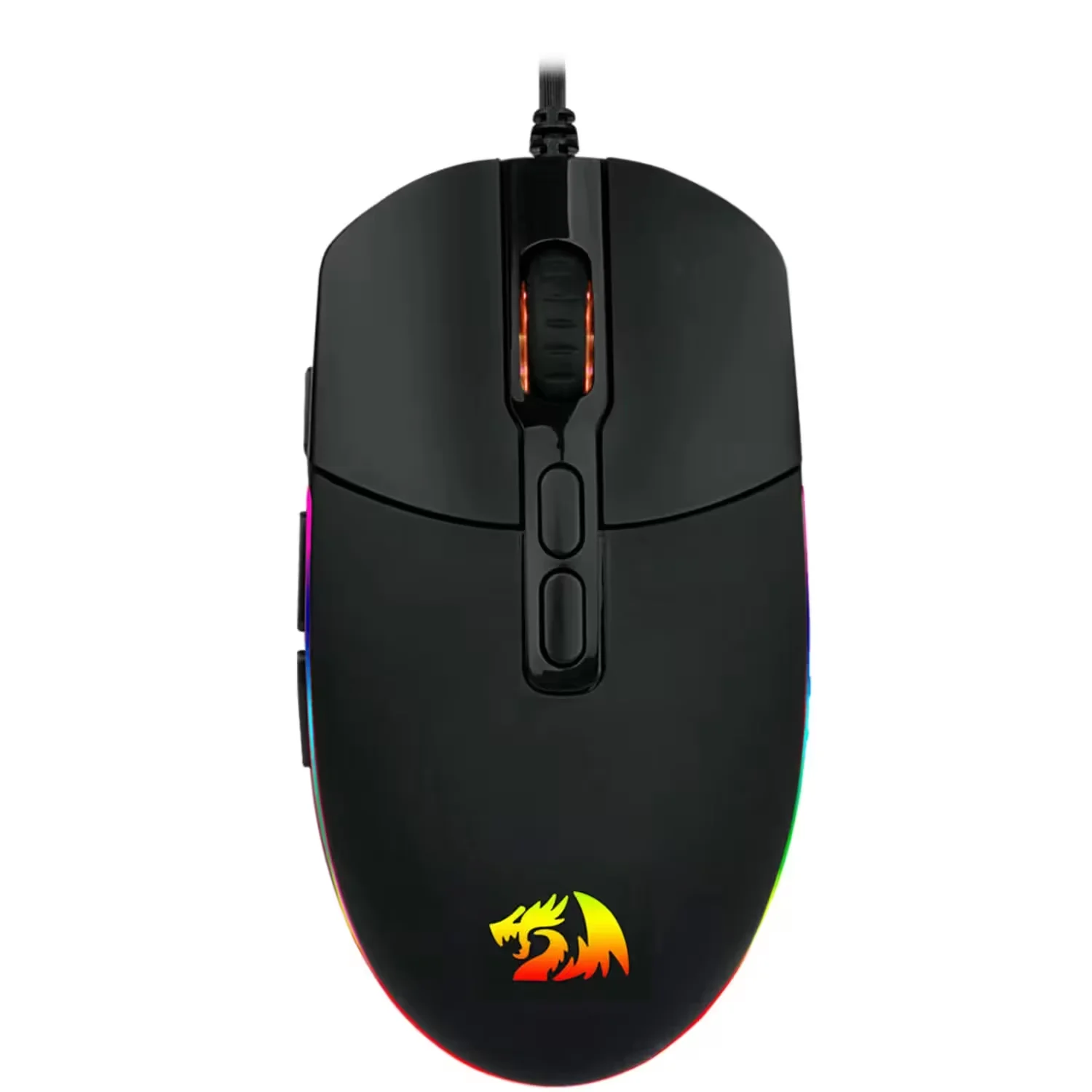 Mouse Gamer Redragon Invader M719-RGB 10000 DPI USB - Preto