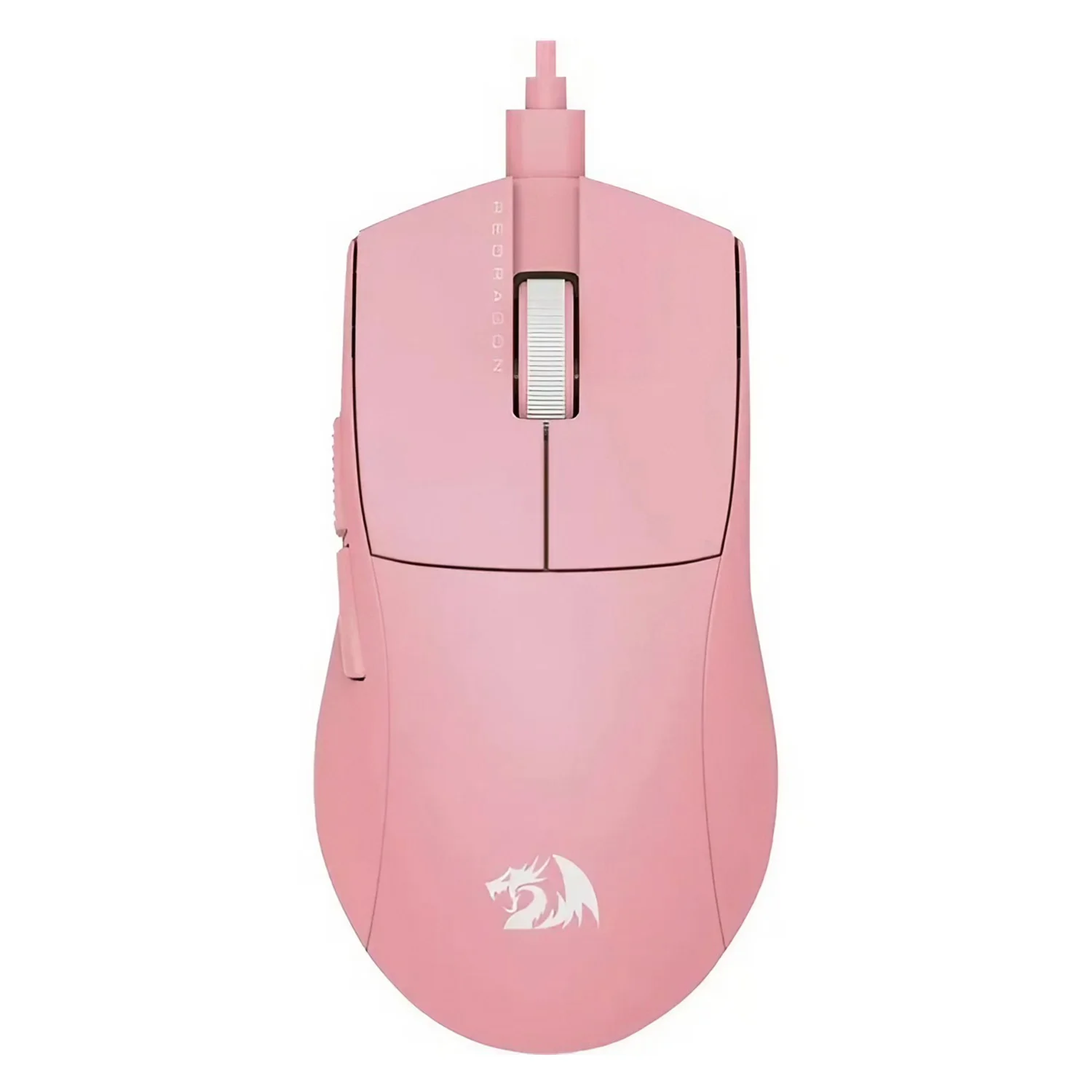 Mouse Gamer Redragon K1ng 1K M724P 12400 DPI USB-C - Rosa