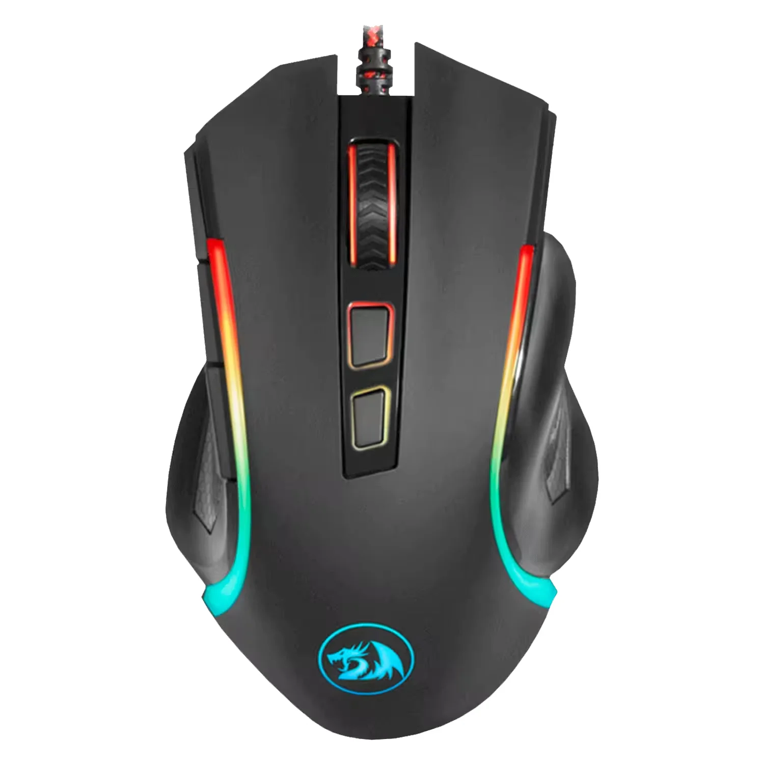 Mouse Gamer Redragon M607 Griffin RGB 7200 DPI USB - Preto