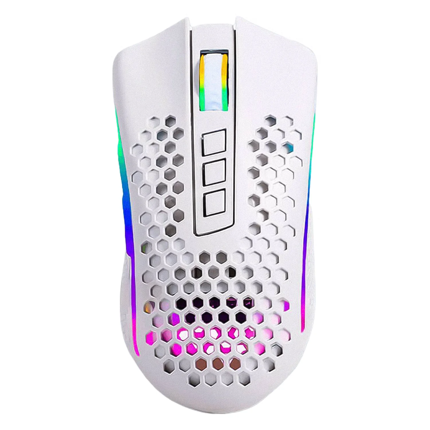 Mouse Gamer Redragon Storm Pro M988W-KS 16000 DPI Wireless USB - Branco