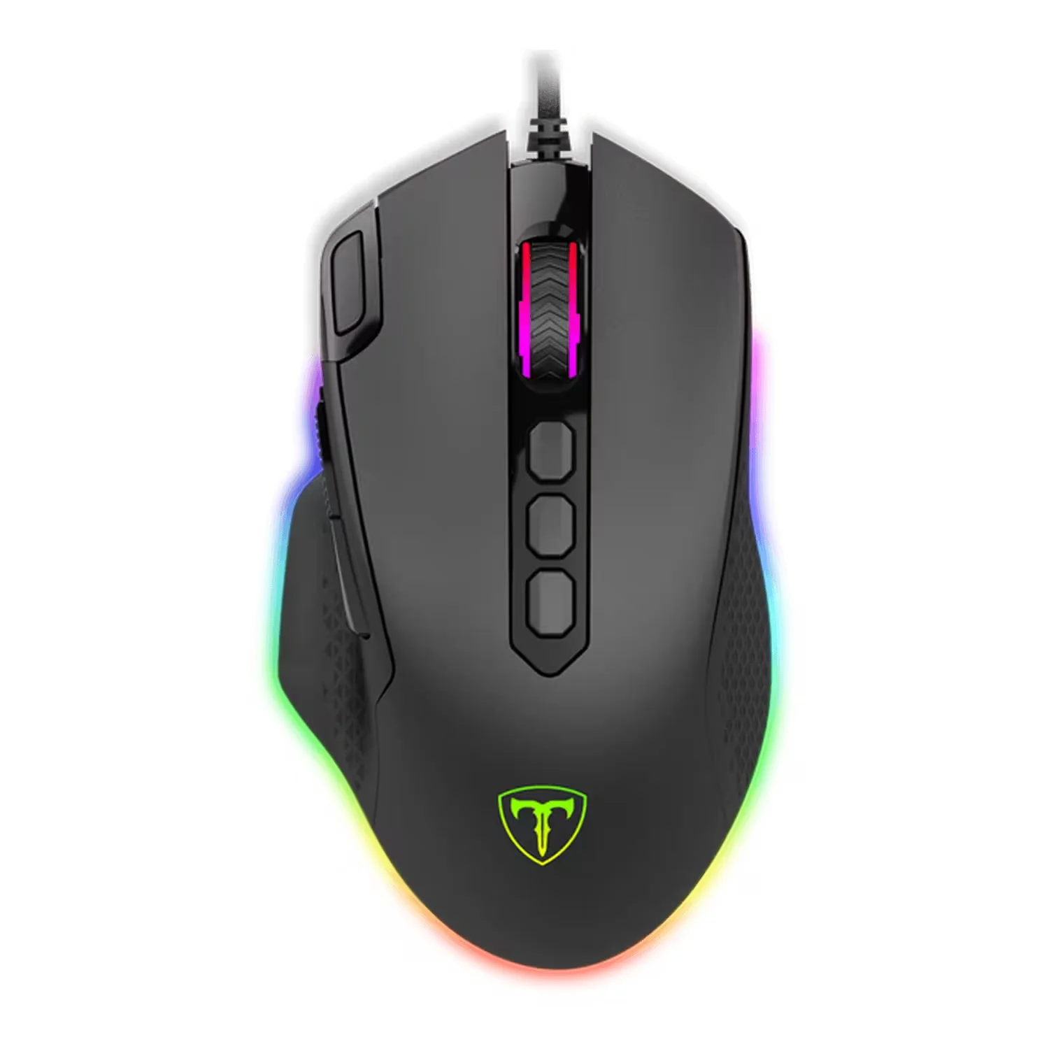 Mouse Gamer T-Dagger Battle RGB com Fio 8000 DPI - Preto T-TGM305