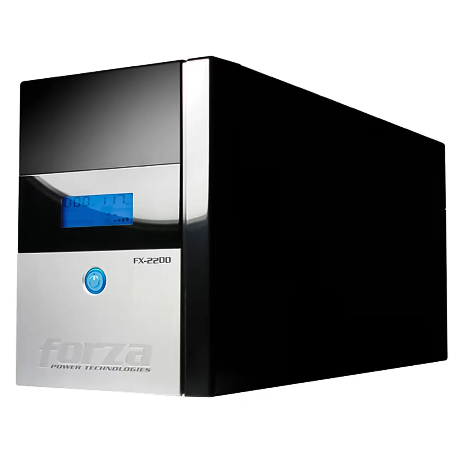 Nobreak Forza FX-2200LCD-U UPS interativa 2200VA 1200W 220V Estabilizador 8 Tomadas - Preto