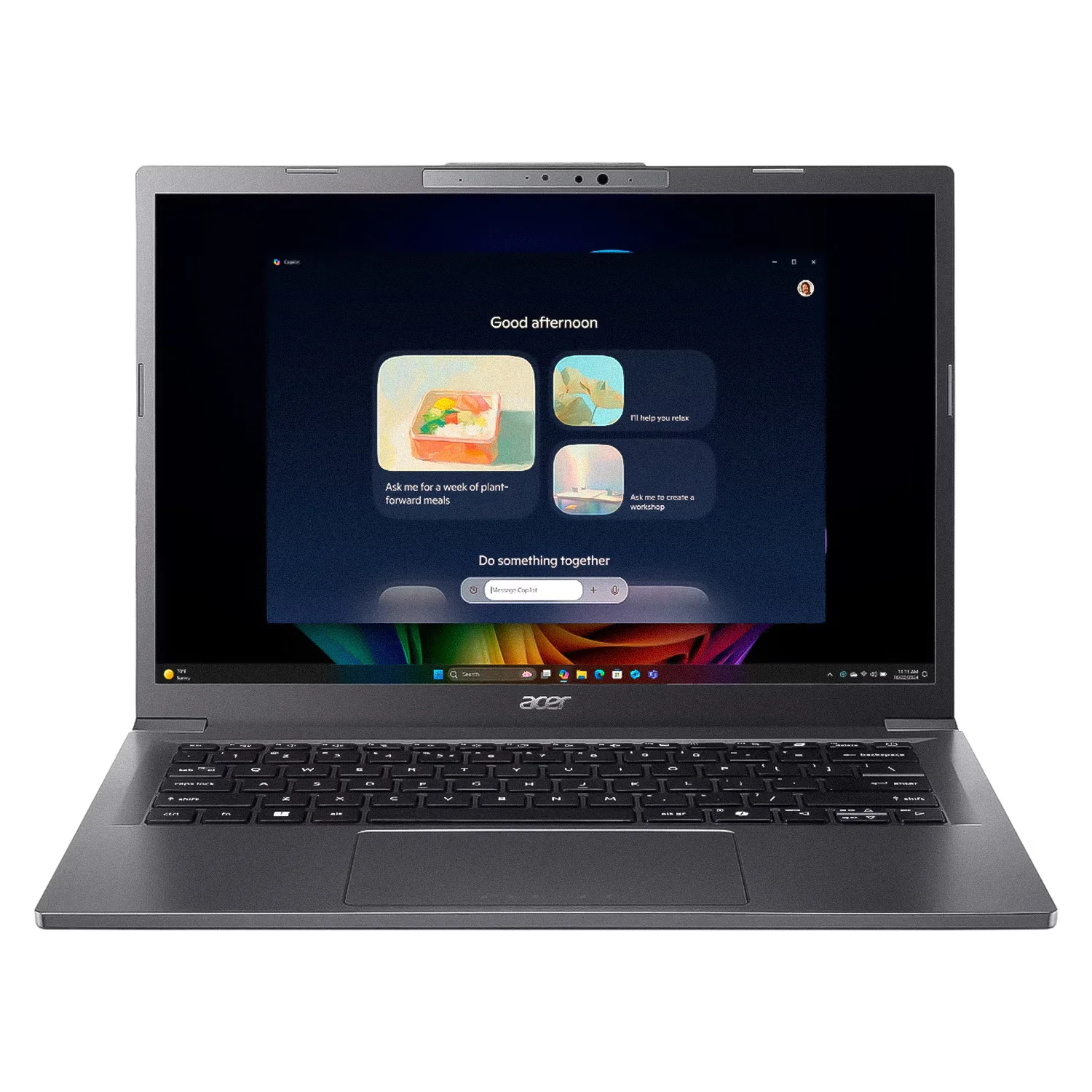 Notebook Acer Aspire A14-52MT-701K 14" Intel Core Ultra 7-258V 1TB SSD 32GB RAM - Cinza
