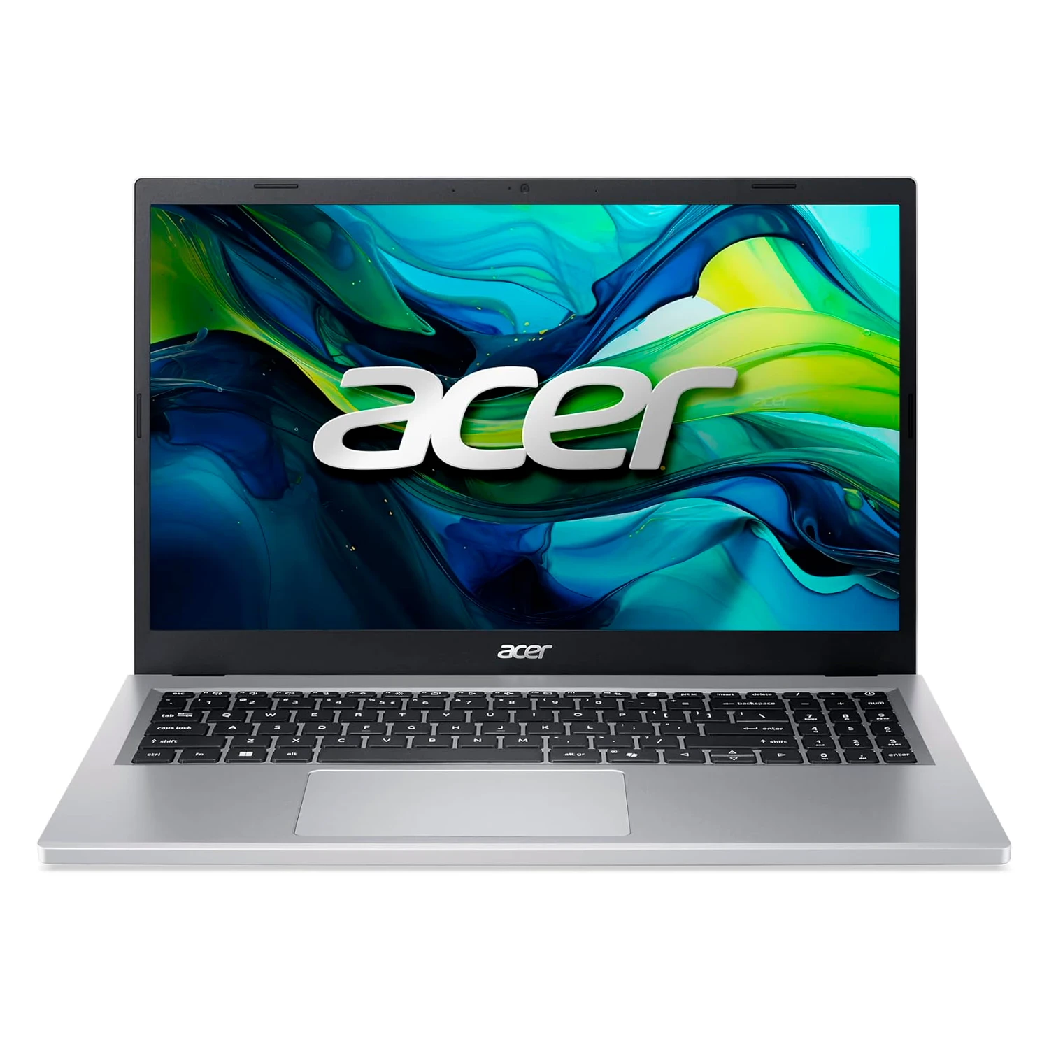 Notebook Acer Aspire Go AMD Ryzen 3-7320U 8GB RAM 256GB SSD Tela 15.6" Full HD Windows 11 Inglês Prata - AG15-21P-R0RR