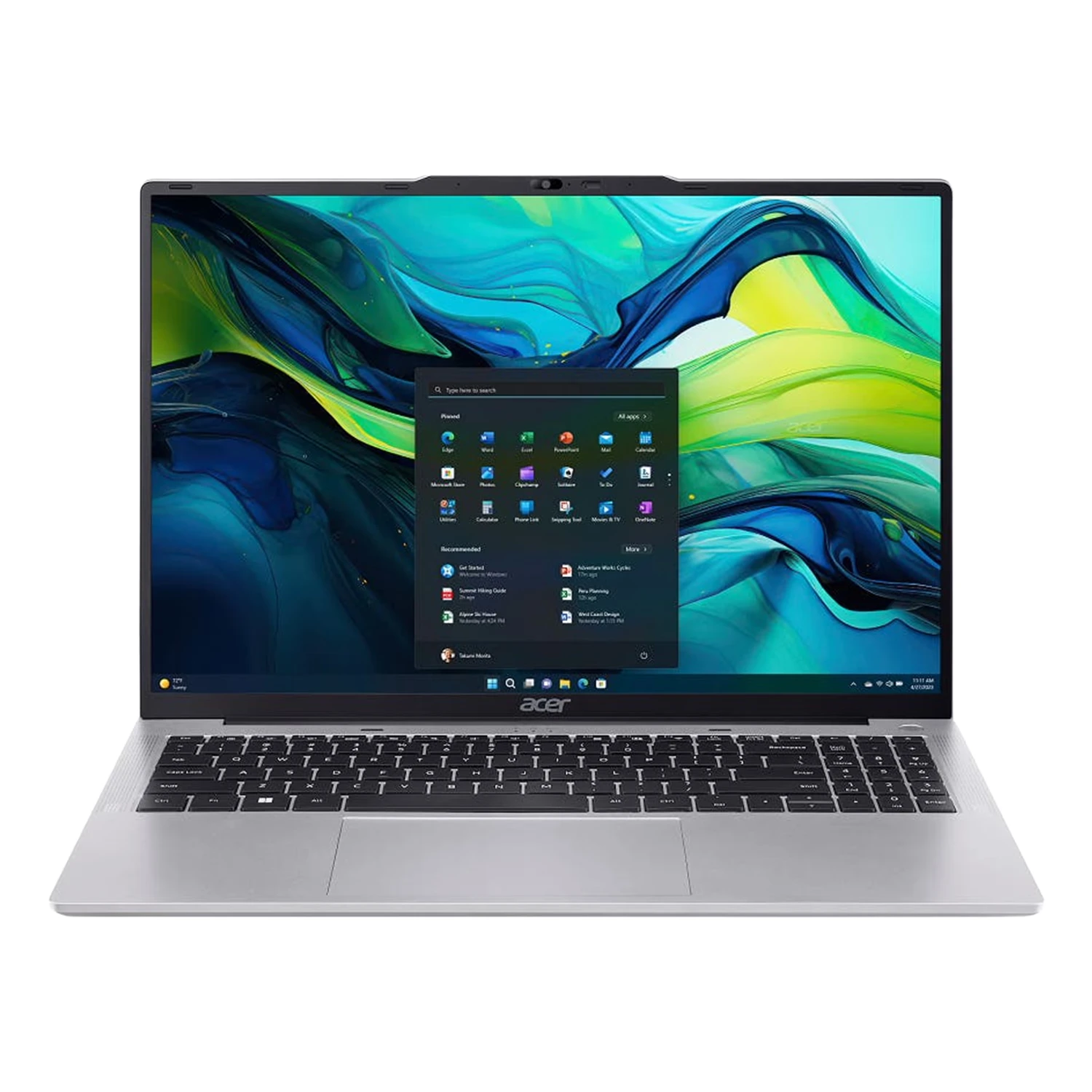 Notebook Acer Aspire Lite AMD Ryzen 7-5700U 16GB RAM 512GB SSD Tela 15.6" Full HD Windows 11 Espanhol Prata - AL15-41P-R6Q5