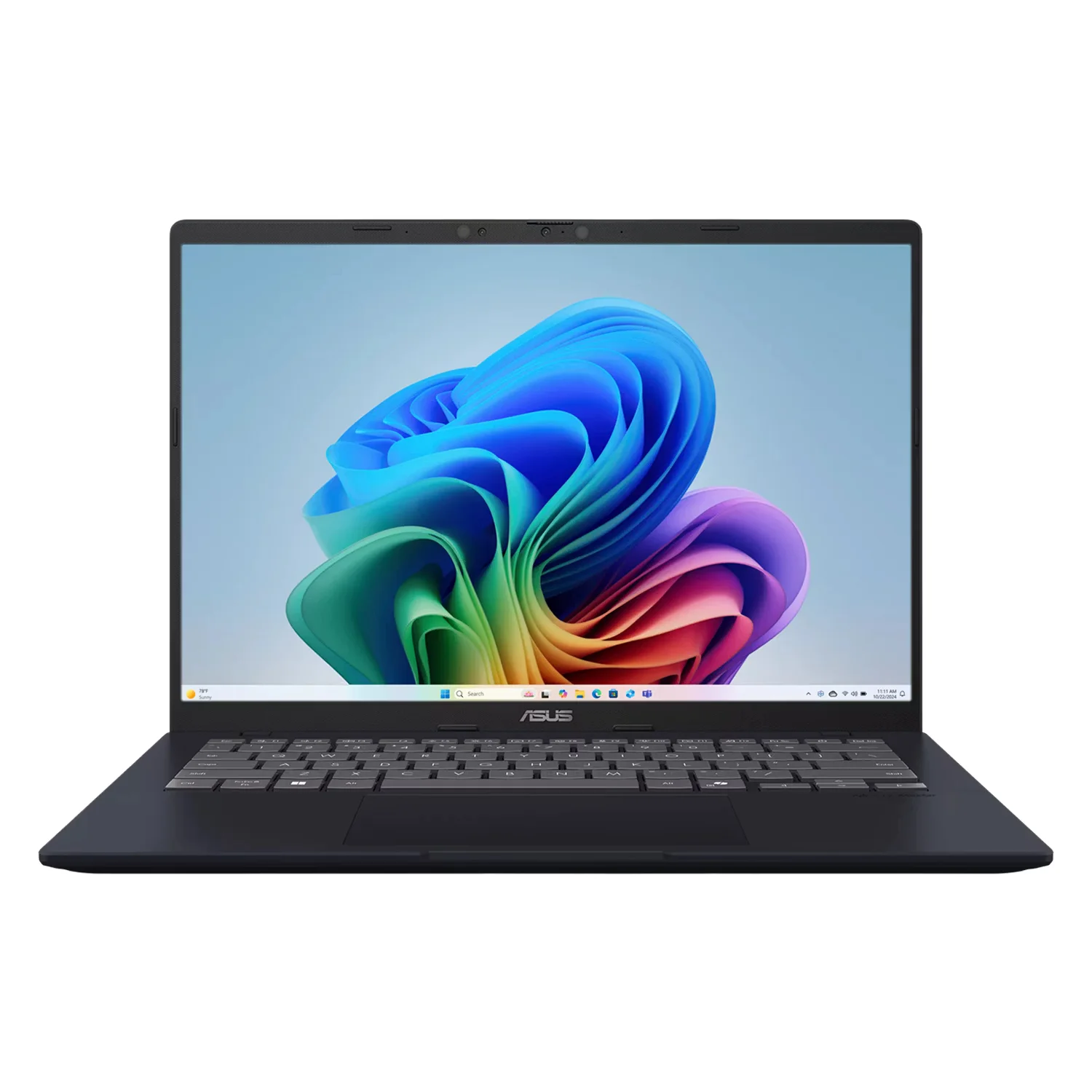 Notebook ASUS Vivobook 14 Snapdragon X 16GB RAM 512GB SSD Tela 14" WUXGA Windows 11 Inglês Azul - X1407QA-V14