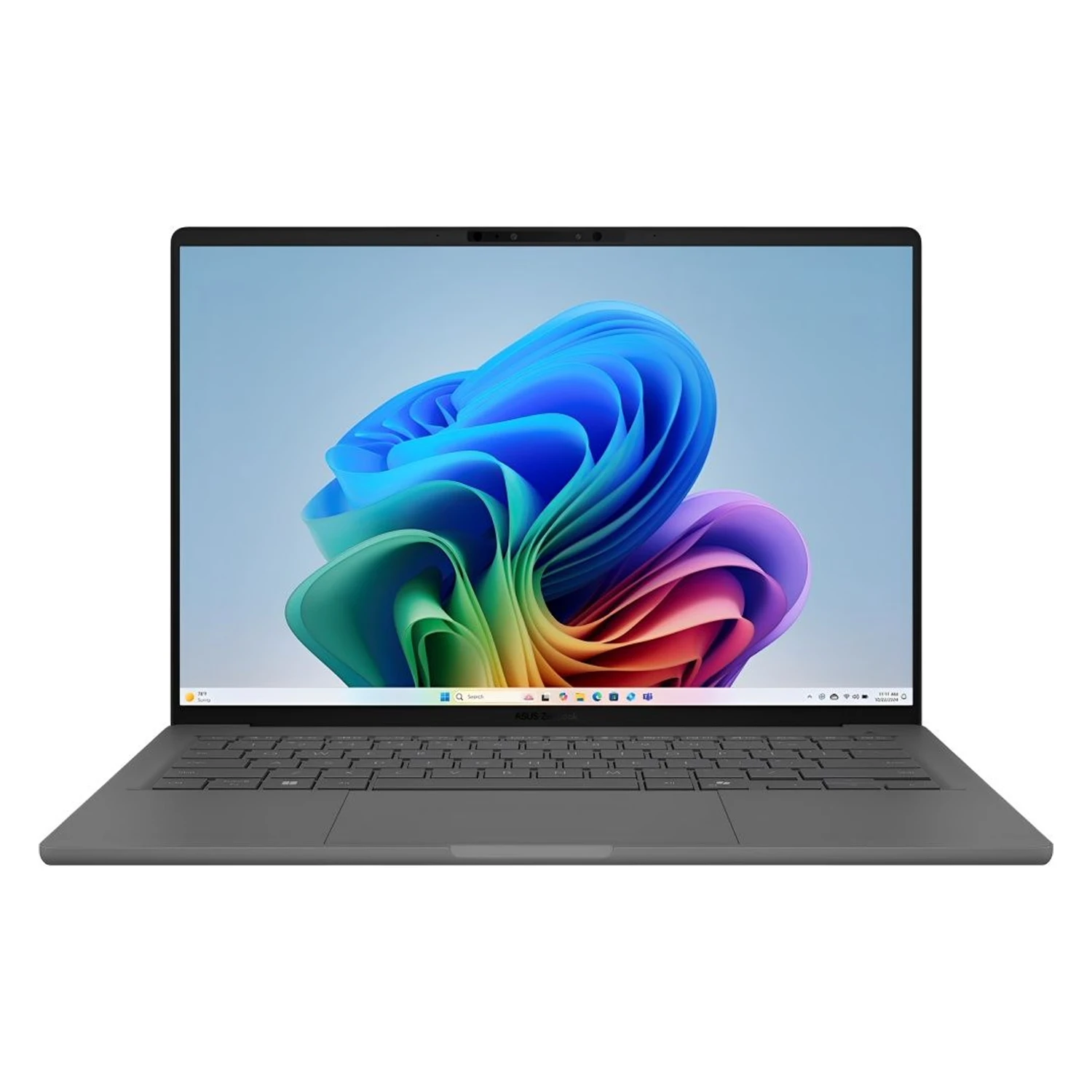 Notebook Asus Zenbook 14 S Snapdragon X 32GB RAM 1TB SSD Tela 14" Full HD+ Windows 11 Inglês Cinza - UX3407QA-PS76