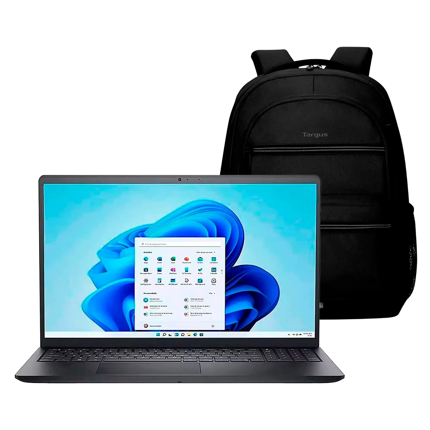 Notebook Dell Inspiron 15 3000-3520 15.6" Intel Core i5-1235U 512GB SSD 8GB RAM + Mochila - Preto
