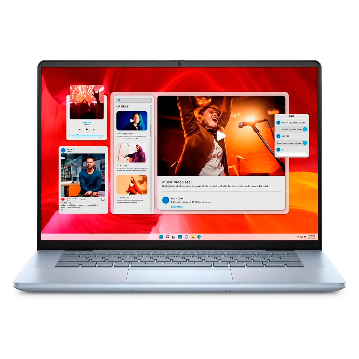 Notebook Dell Inspiron 16 7640 16" Intel Ultra 9 185H 512GB SSD 16GB RAM Touch - Azul