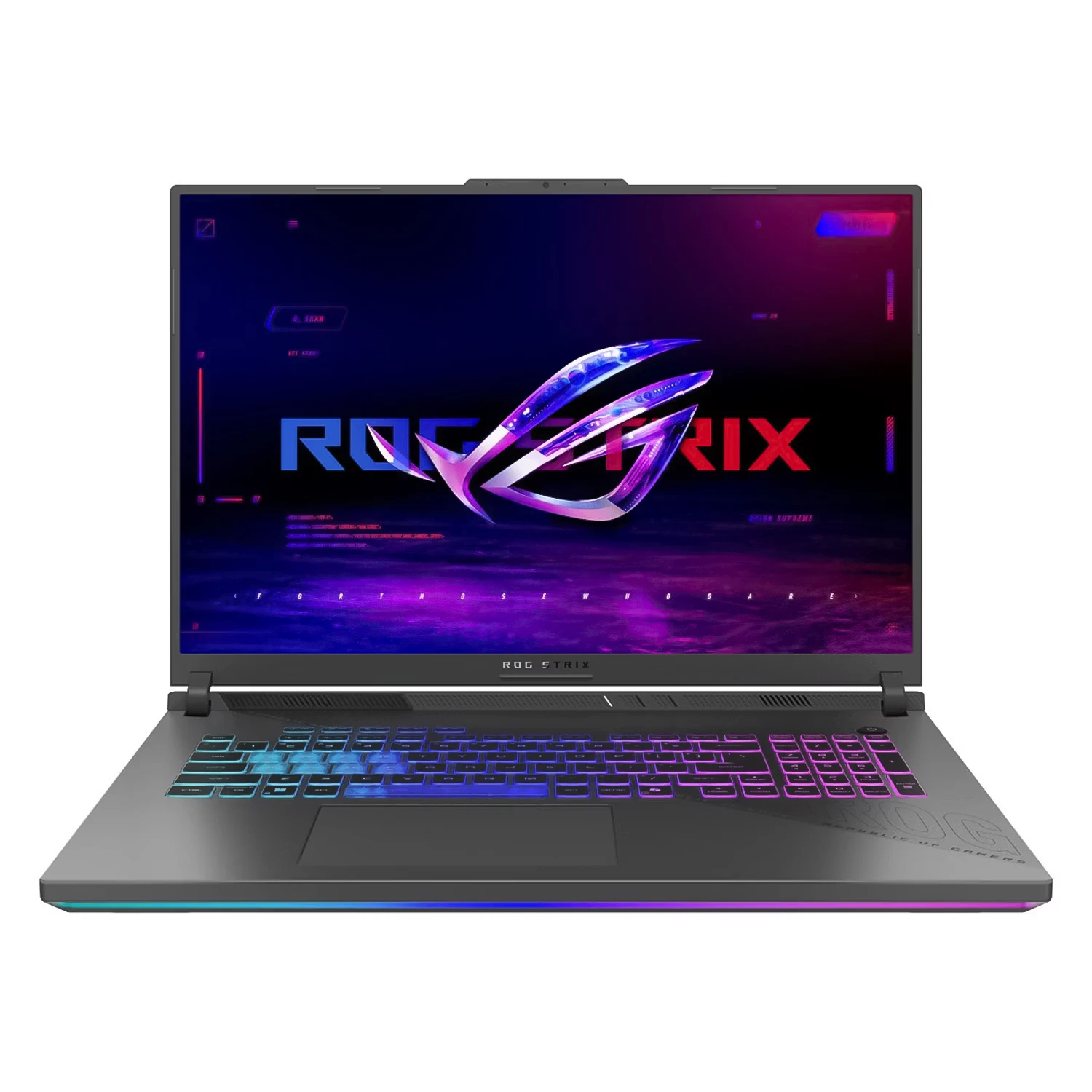 Notebook Gamer Asus ROG Strix G18 AMD Ryzen 9-9955HX RTX 5060 8GB 16GB RAM 2TB SSD Tela 18" Full HD+ Windows 11 Inglês Cinza - G814FM-DS95