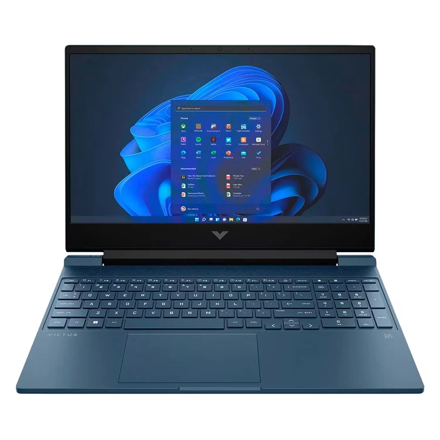 Notebook Gamer HP Victus 15-FA0033DX 15.6" Intel Core i5-12450H 512GB SSD 8GB RAM NVIDIA GeForce RTX 3050 - Azul