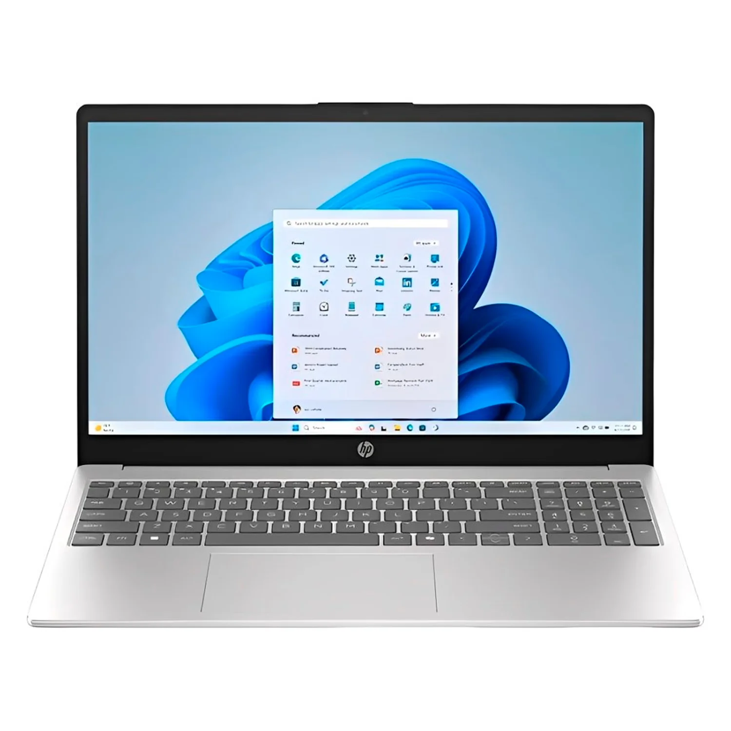 Notebook HP 15-FD0001DX 15.6" Intel N100 128GB UFS 4GB RAM - Prata
