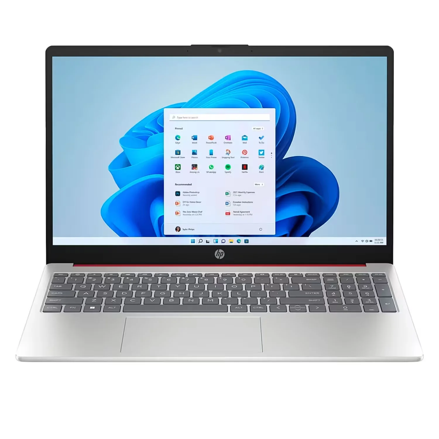 Notebook HP 15-FD0083WM 15.6" Intel Pentium N200 128GB UFS 4GB RAM - Vermelho Prata