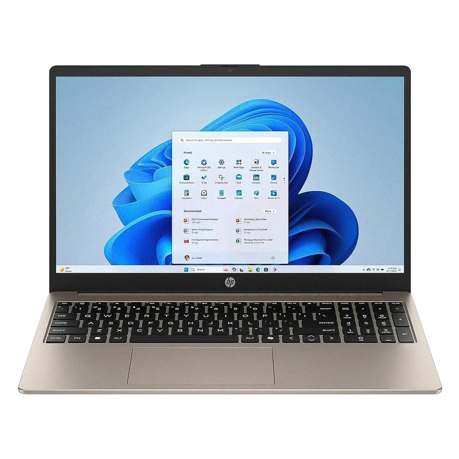 Notebook HP 15-FD0230WM 15.6" Intel Core i3-N305 256GB SSD 8GB RAM - Prata