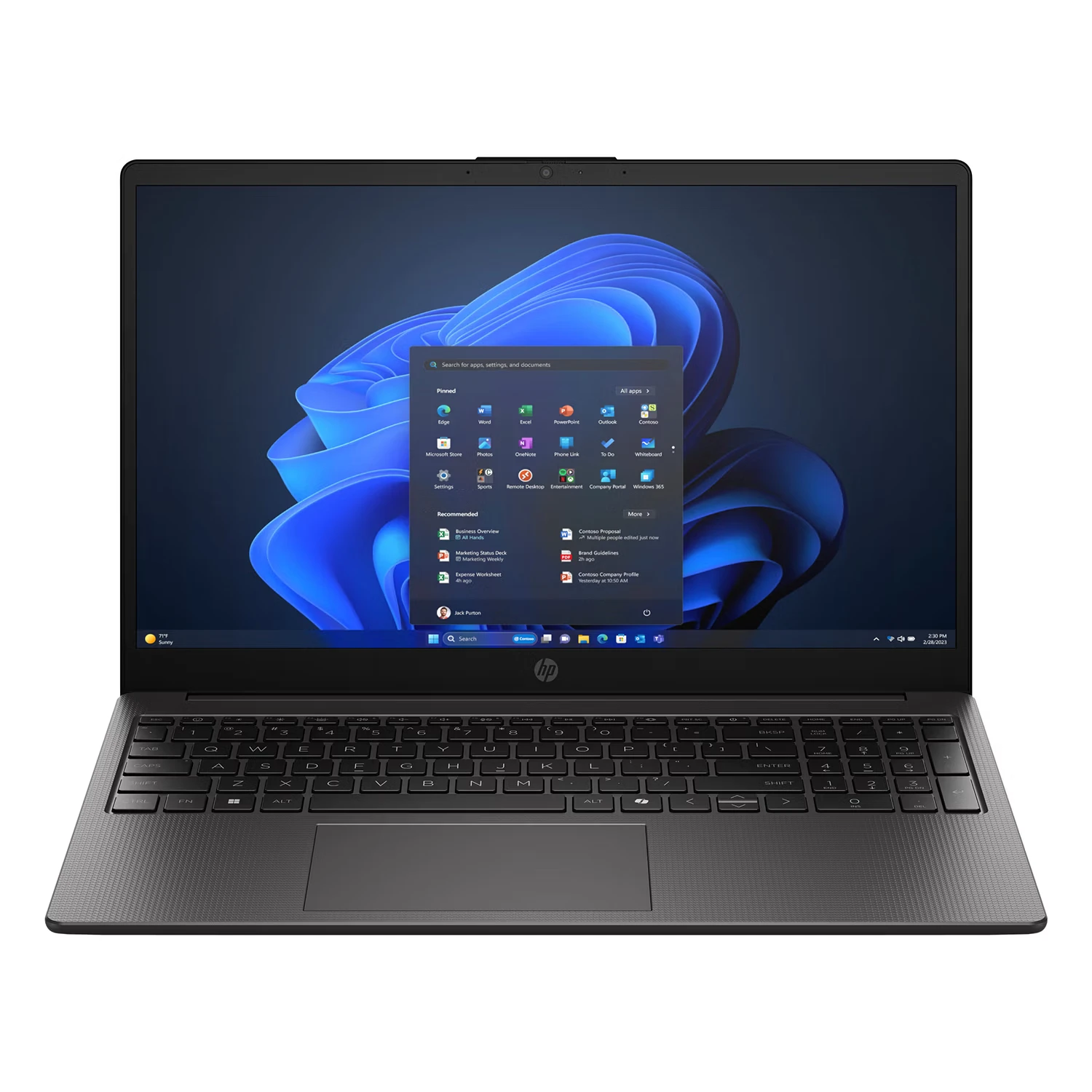 Notebook HP 250R G10 Intel Core 5-120U 16GB RAM 512GB SSD Tela 15.6" Full HD FreeDOS Espanhol Cinza