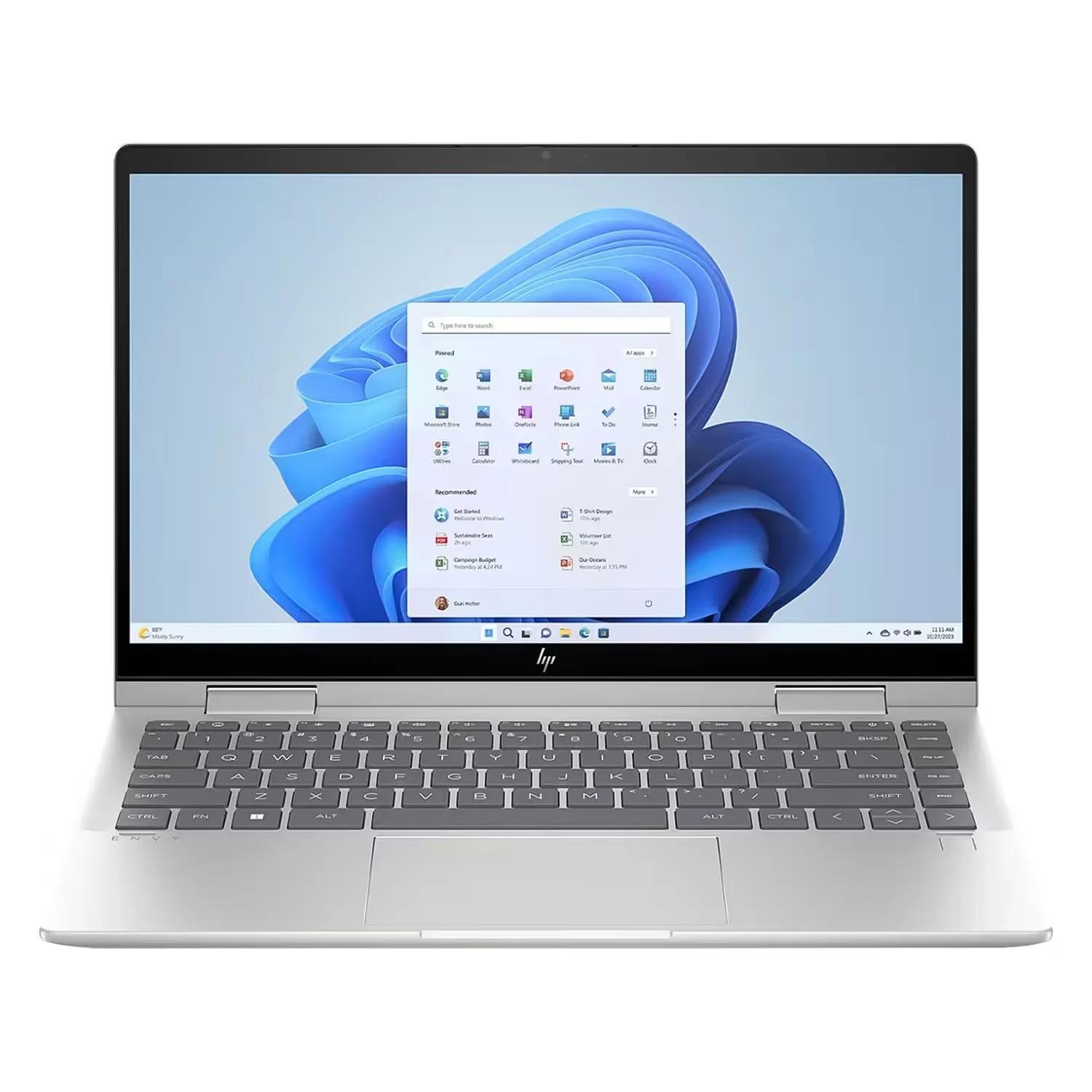 Notebook HP Envy X360 14-ES1023DX 14" Intel Core i7 150U 512GB 16GB RAM - Prata