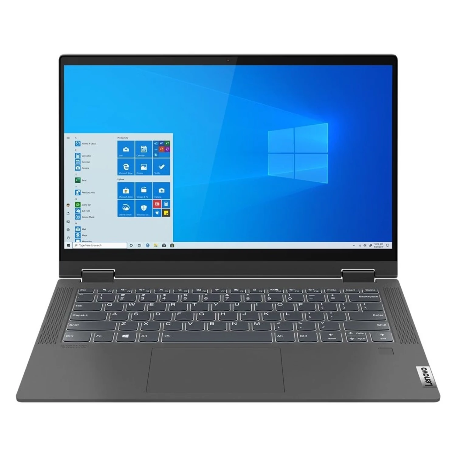 Notebook Lenovo Flex 5 82HT00CQUS Intel Core i5-1135G7 8GB RAM 256GB SSD Tela 15.6" Full HD Touch Windows 11 Inglês Cinza - 82HT00CQUS